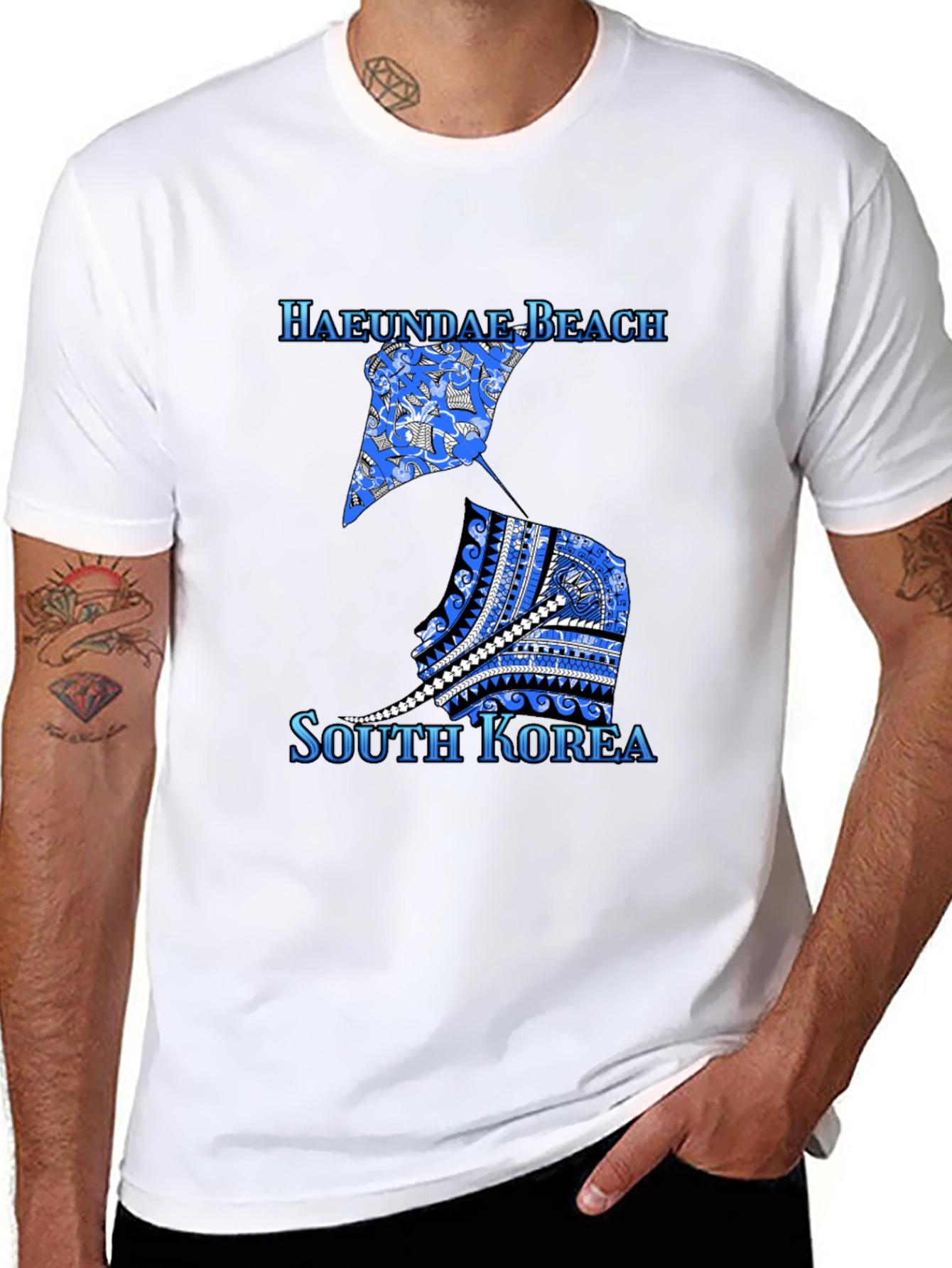 Haeundae Beach South Korea Graphic Tee
