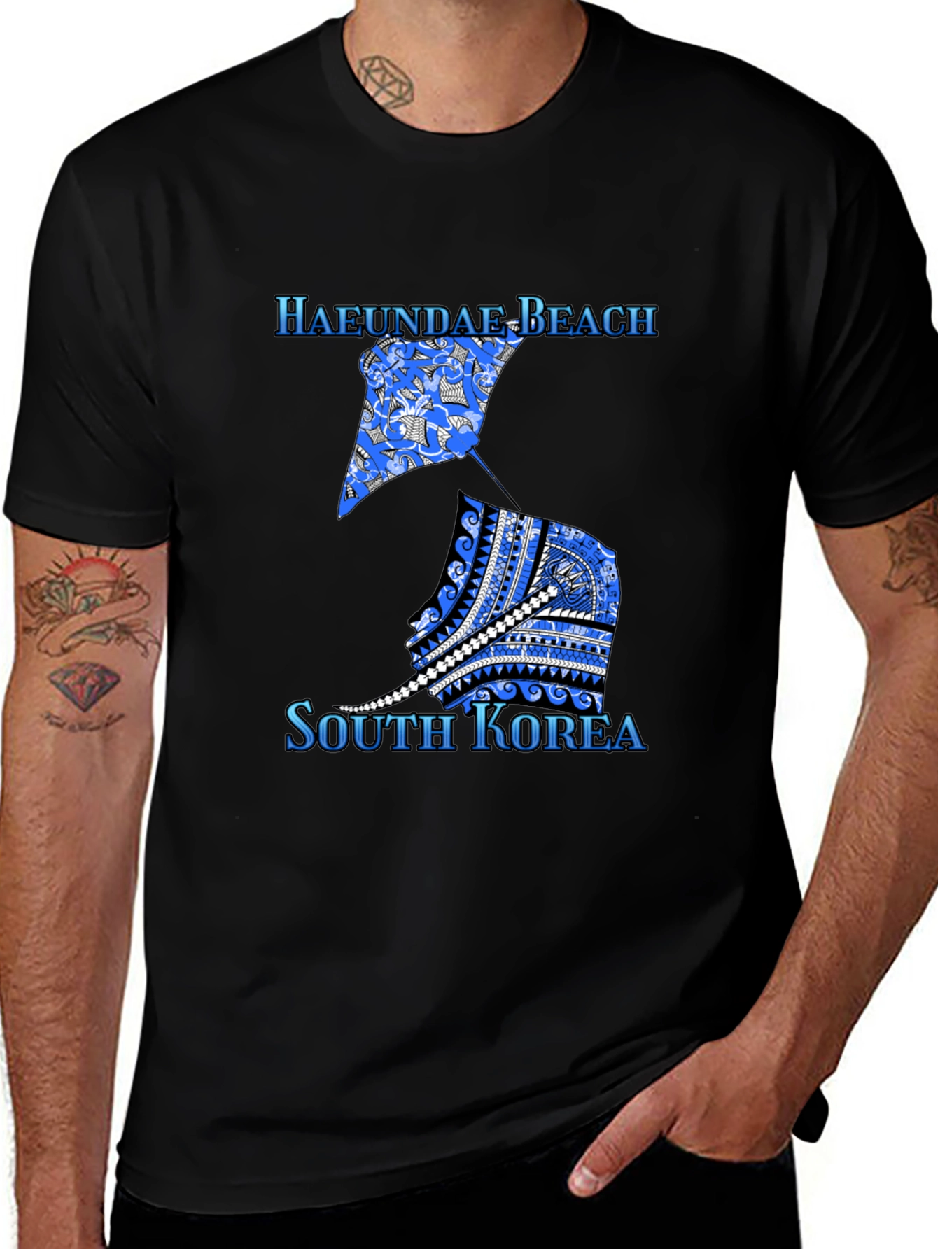 Haeundae Beach South Korea Graphic Tee