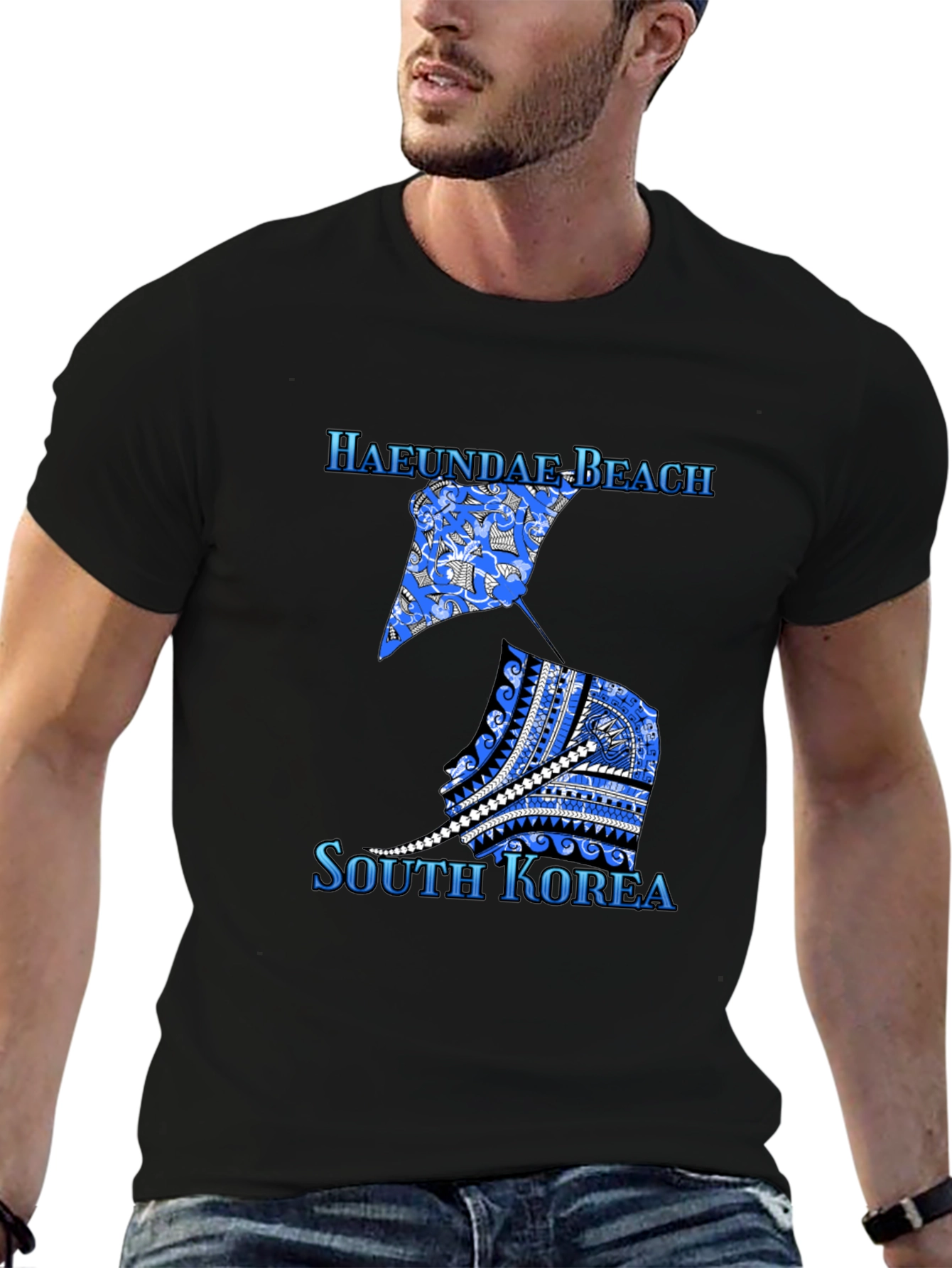 Haeundae Beach South Korea Graphic Tee
