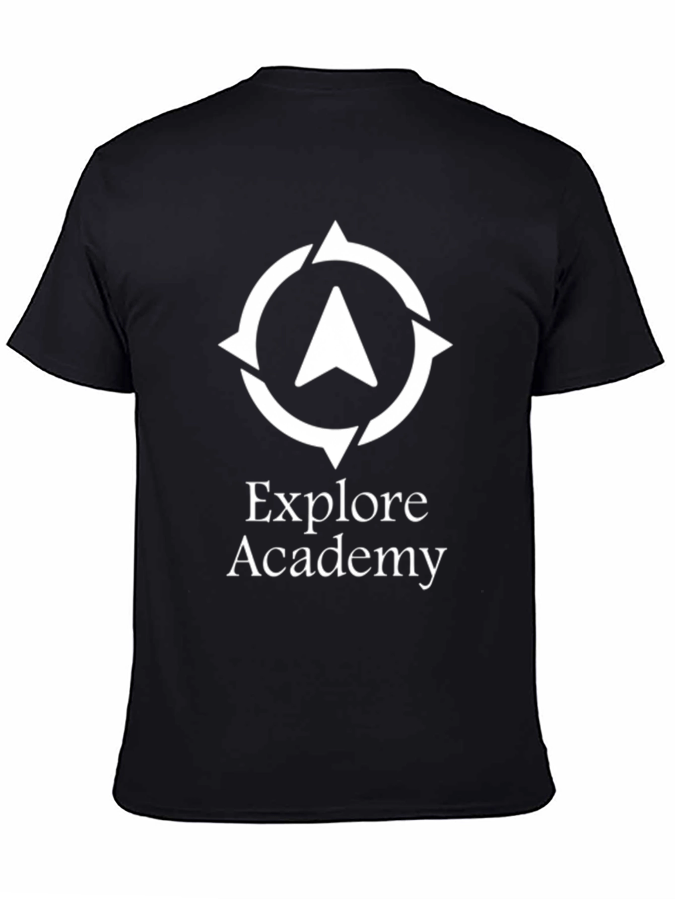 Explore Academy T-Shirt - Stylish Black Cotton Tee