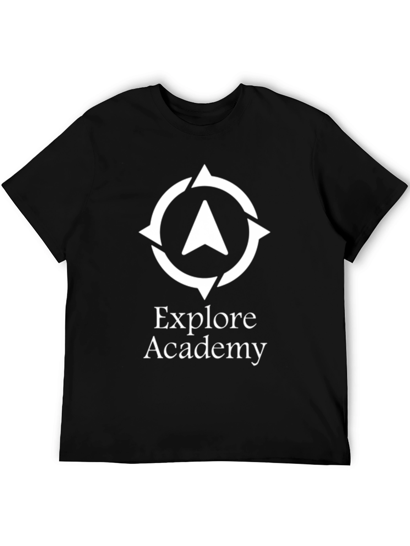 Explore Academy T-Shirt - Stylish Black Cotton Tee