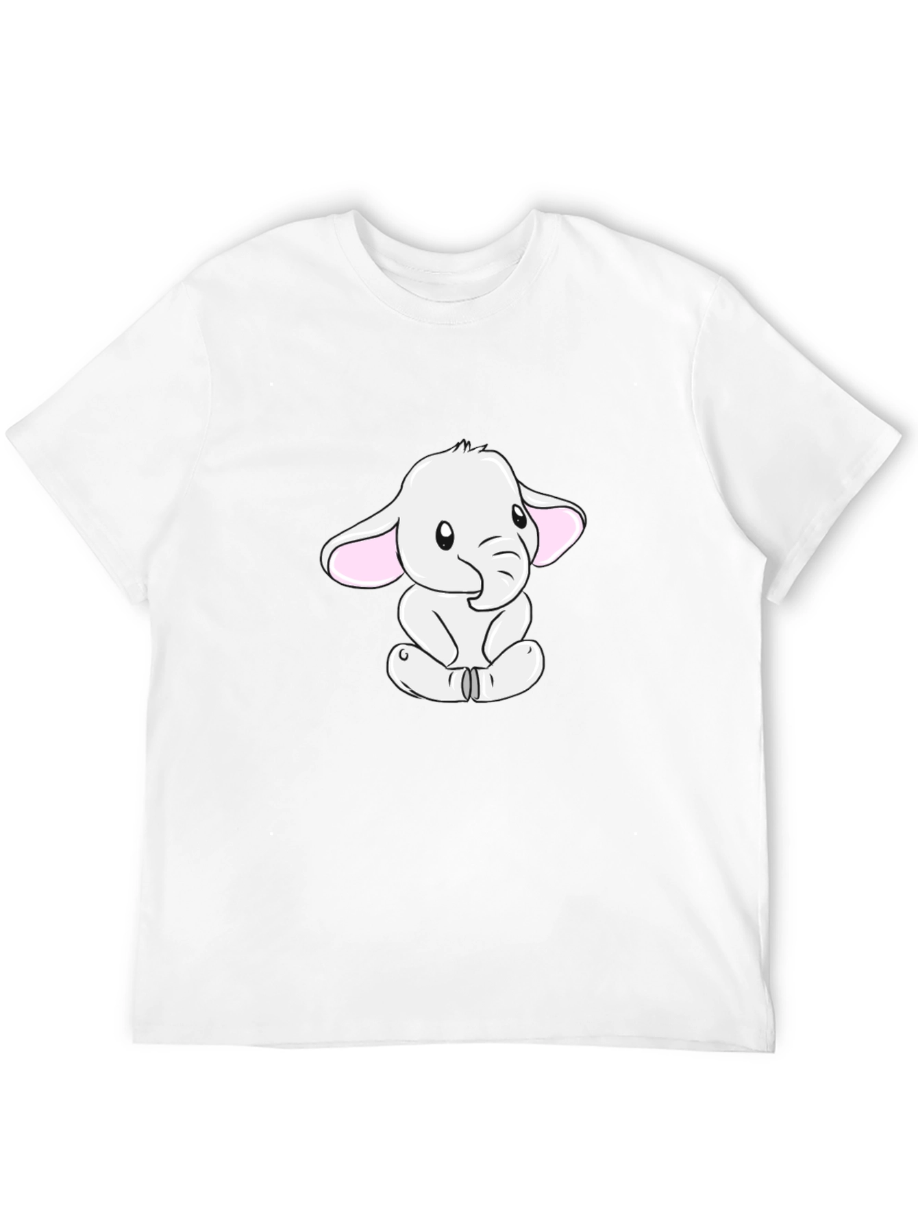 Cute Elephant Graphic T-Shirt - Soft Cotton Blend