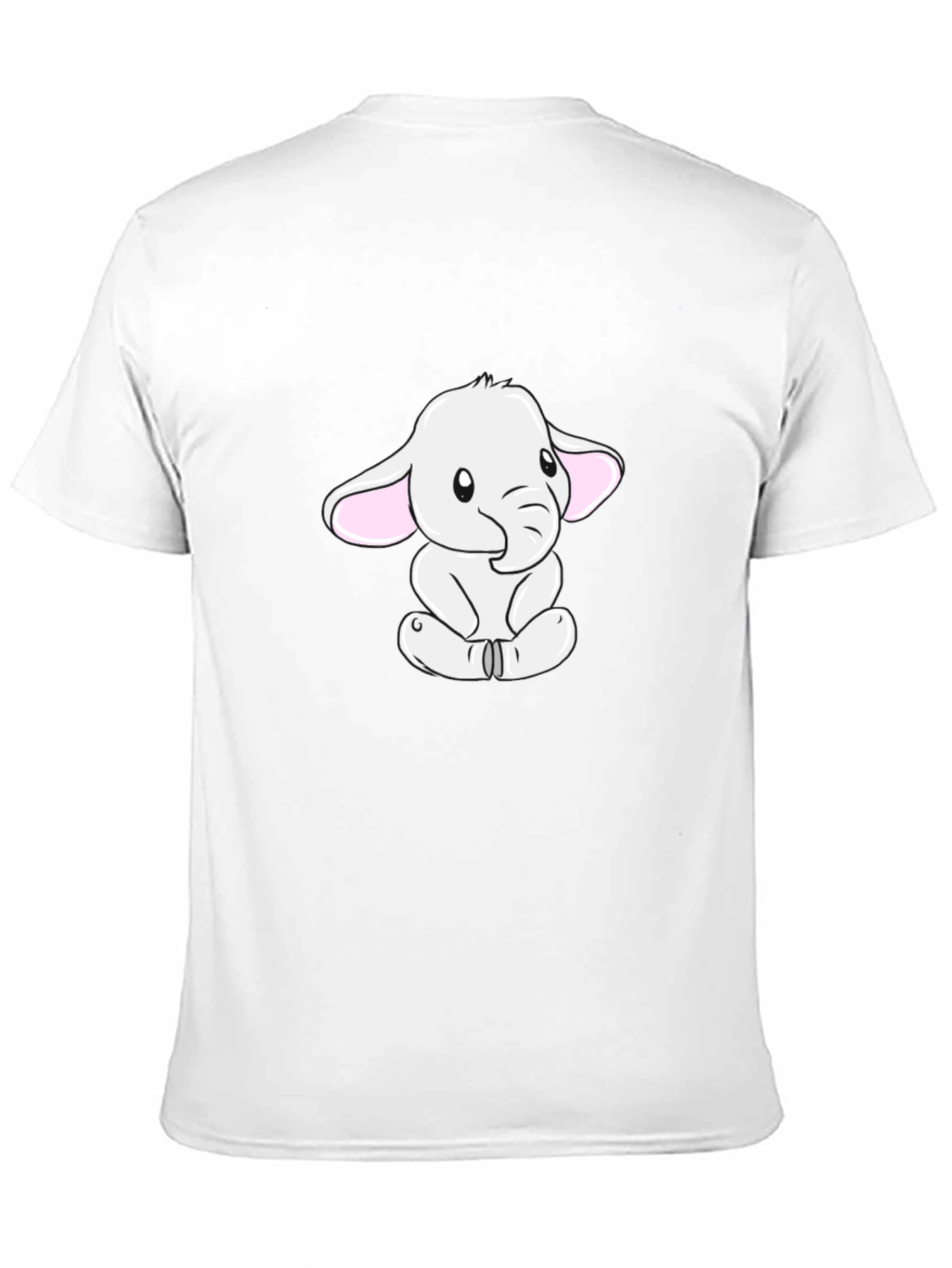 Cute Elephant Graphic T-Shirt - Soft Cotton Blend