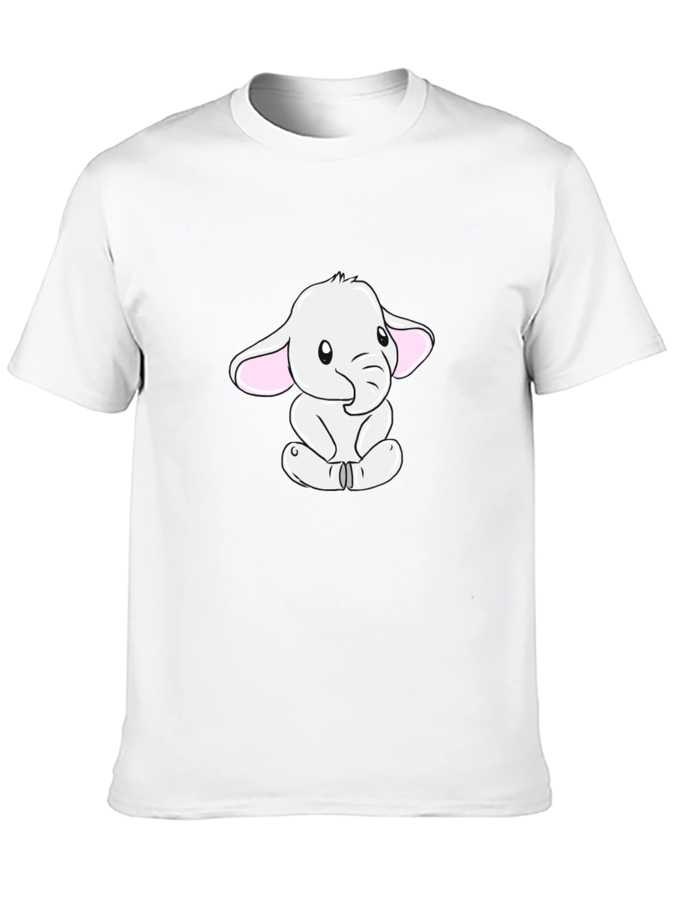 Cute Elephant Graphic T-Shirt - Soft Cotton Blend