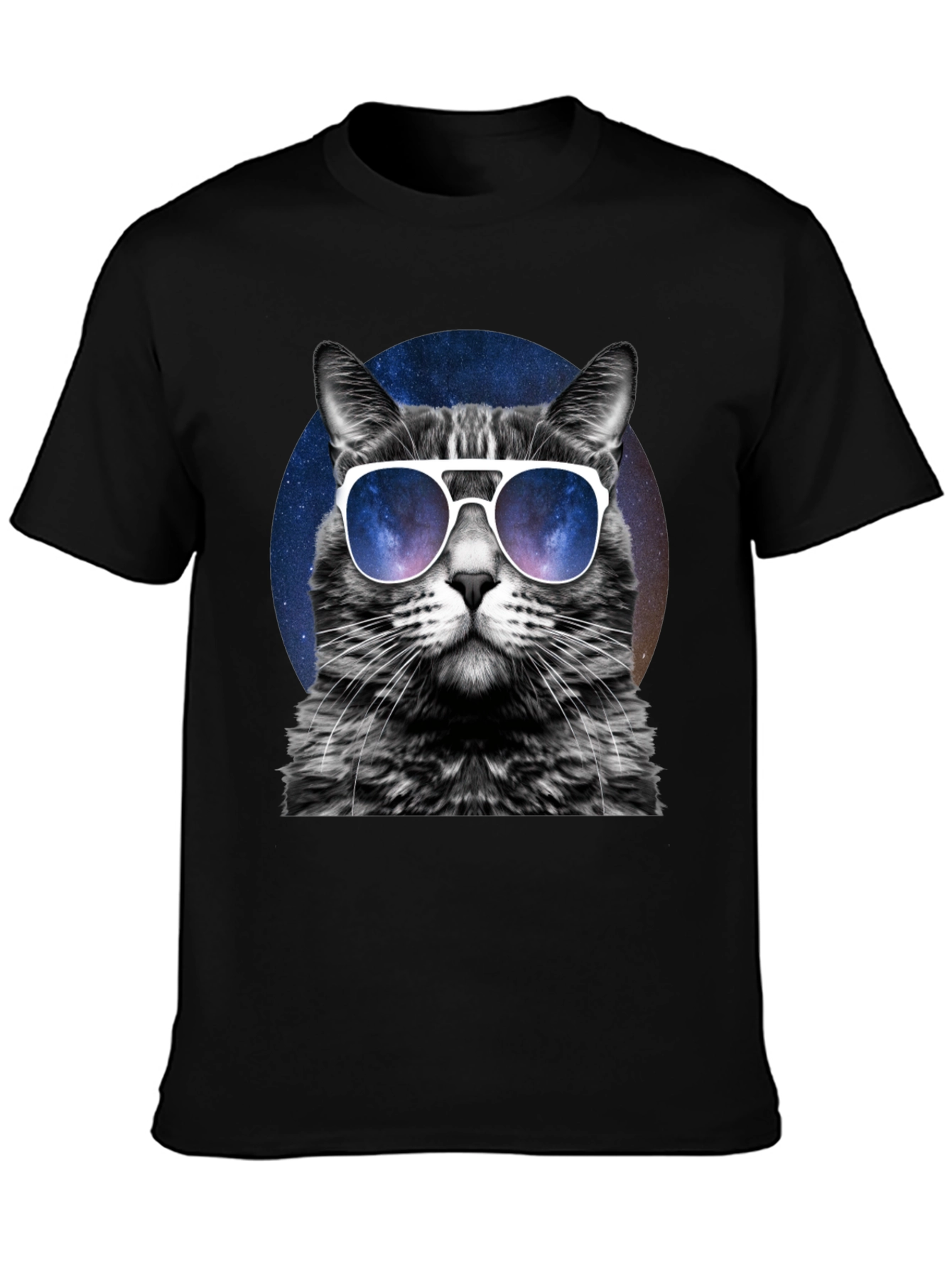 Cool Cat T-Shirt - Galaxy Shades