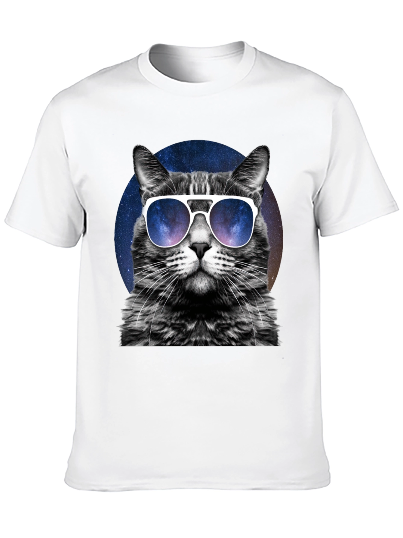 Cool Cat T-Shirt - Galaxy Shades
