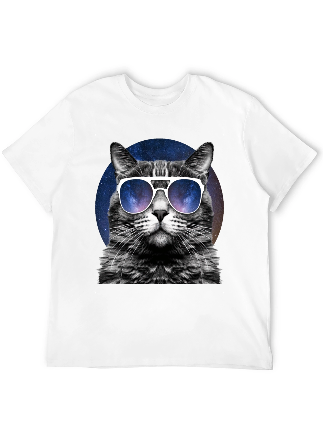 Cool Cat T-Shirt - Galaxy Shades