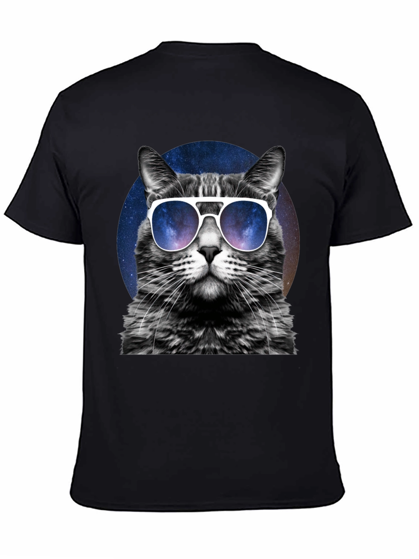 Cool Cat T-Shirt - Galaxy Shades