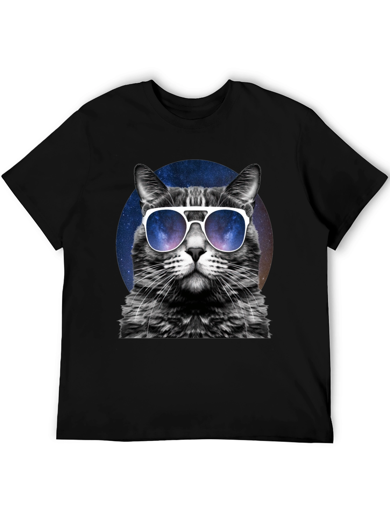 Cool Cat T-Shirt - Galaxy Shades
