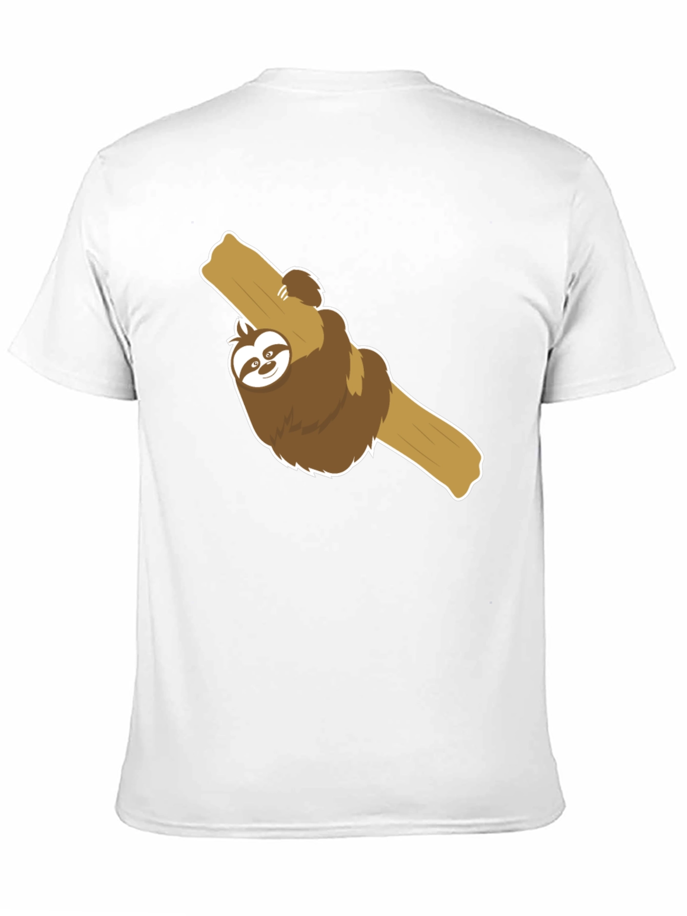 Cute Sloth on Branch Graphic T-Shirt