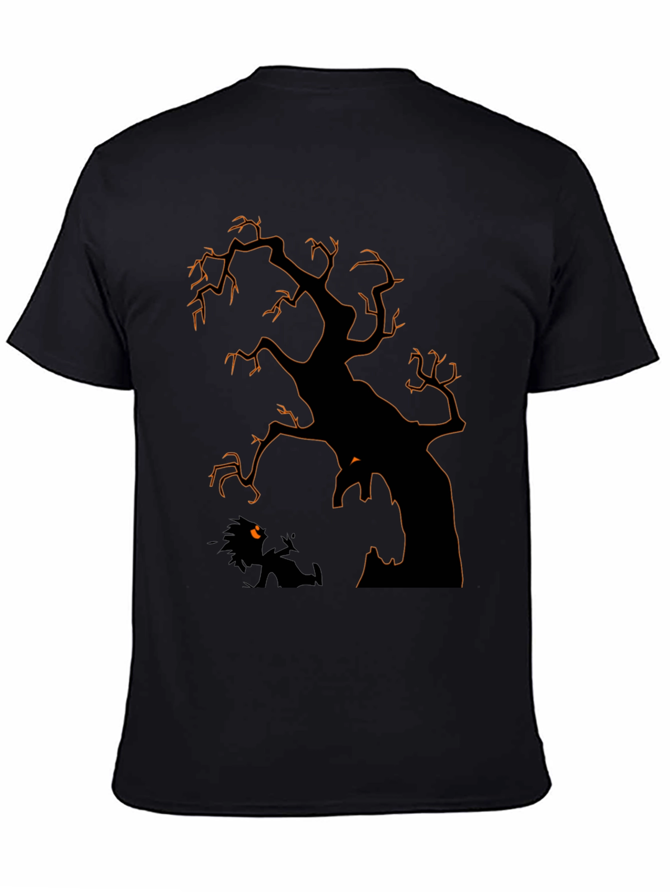 Spooky Tree Graphic Tee - Halloween Style
