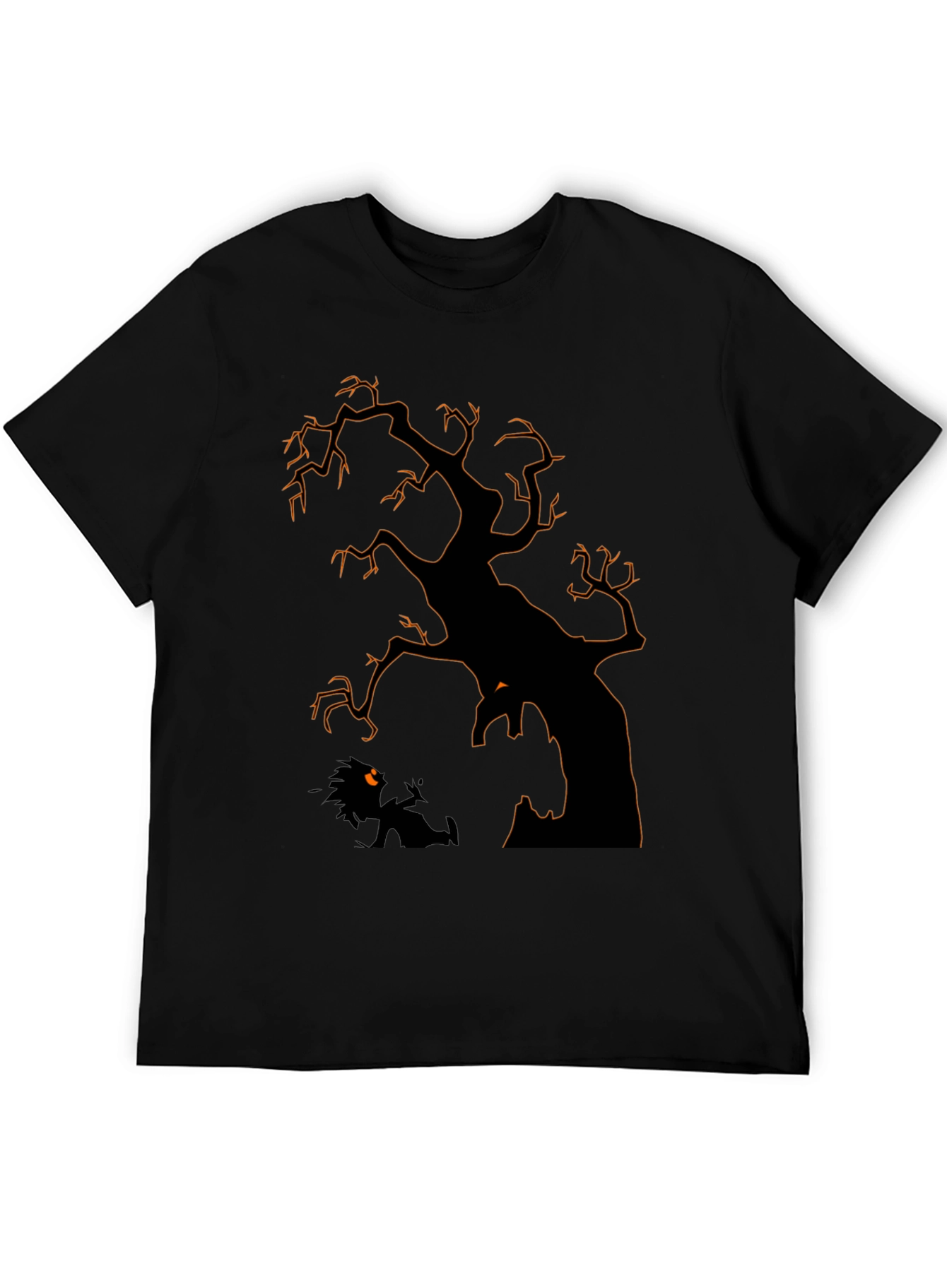 Spooky Tree Graphic Tee - Halloween Style