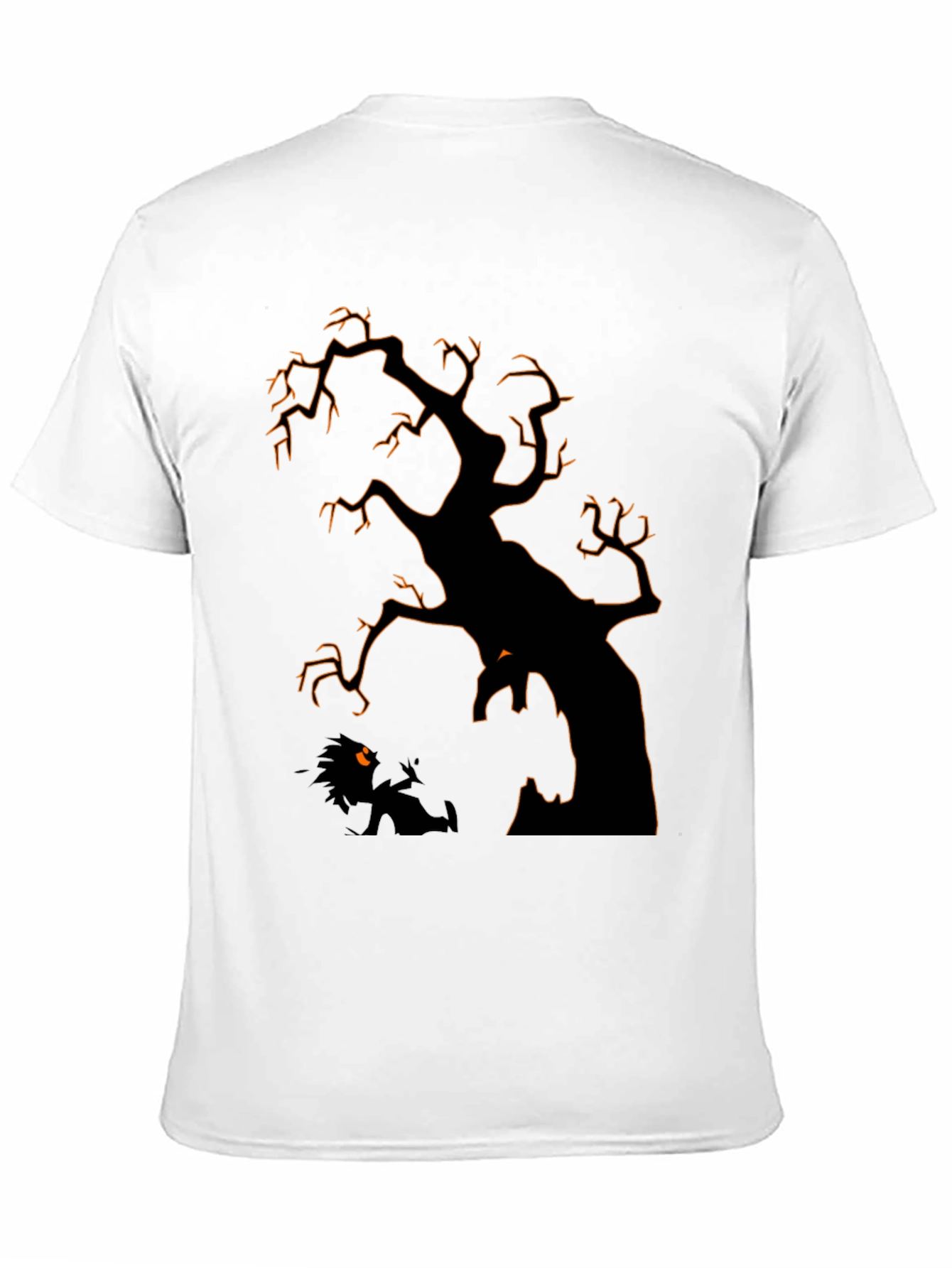 Spooky Tree Graphic Tee - Halloween Style