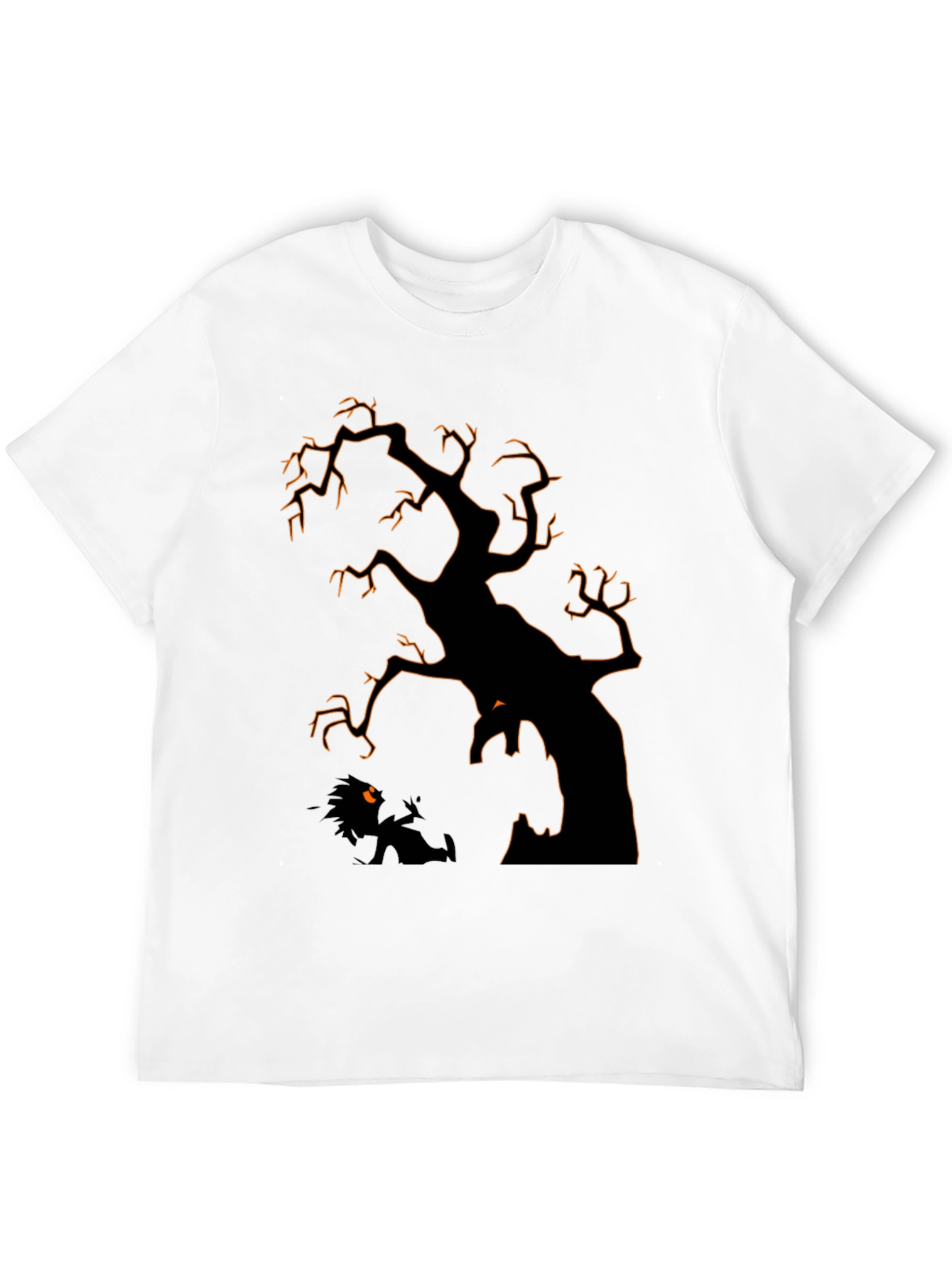 Spooky Tree Graphic Tee - Halloween Style