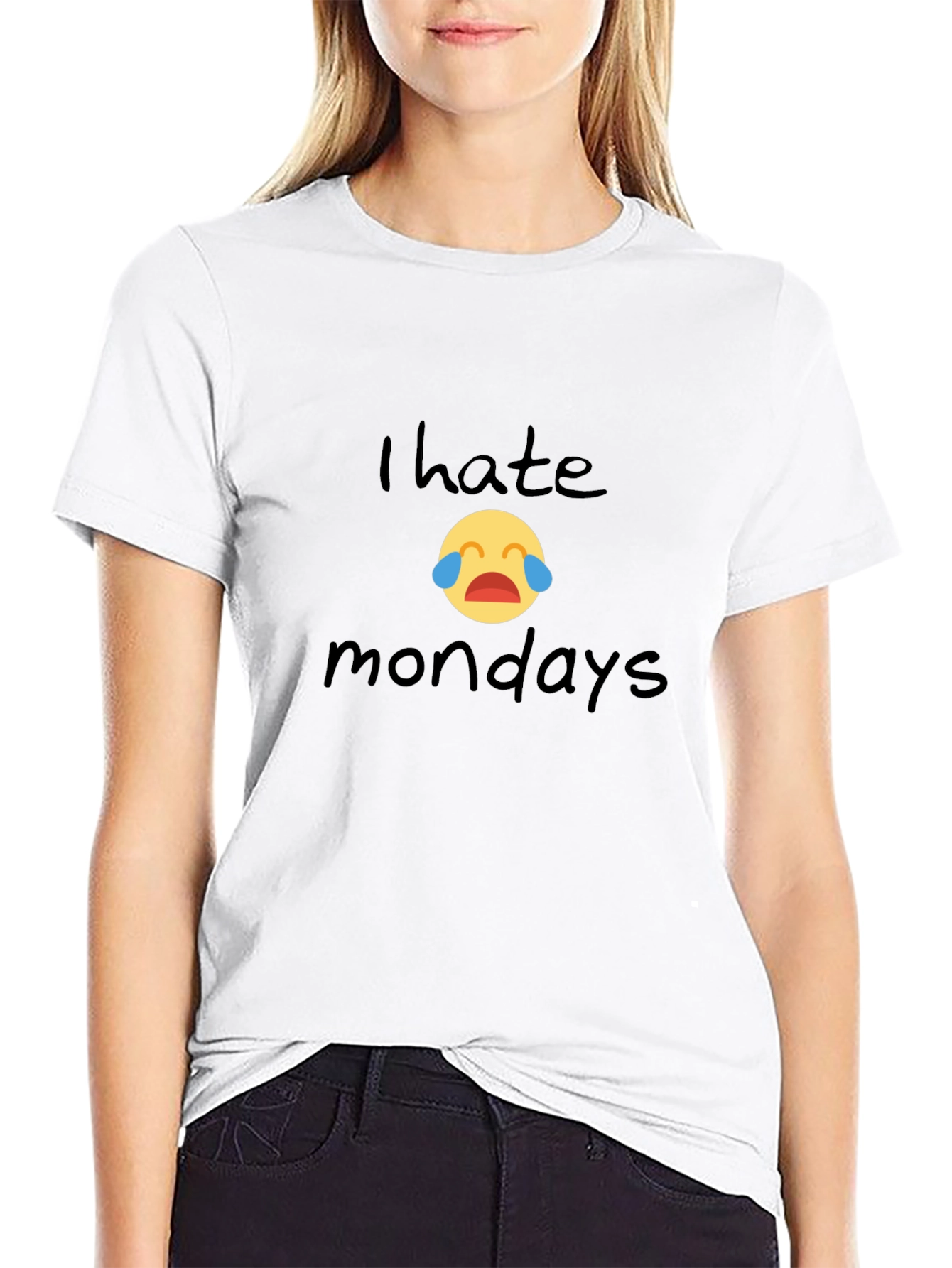 I Hate Mondays Graphic Tee - Unisex Black T-Shirt