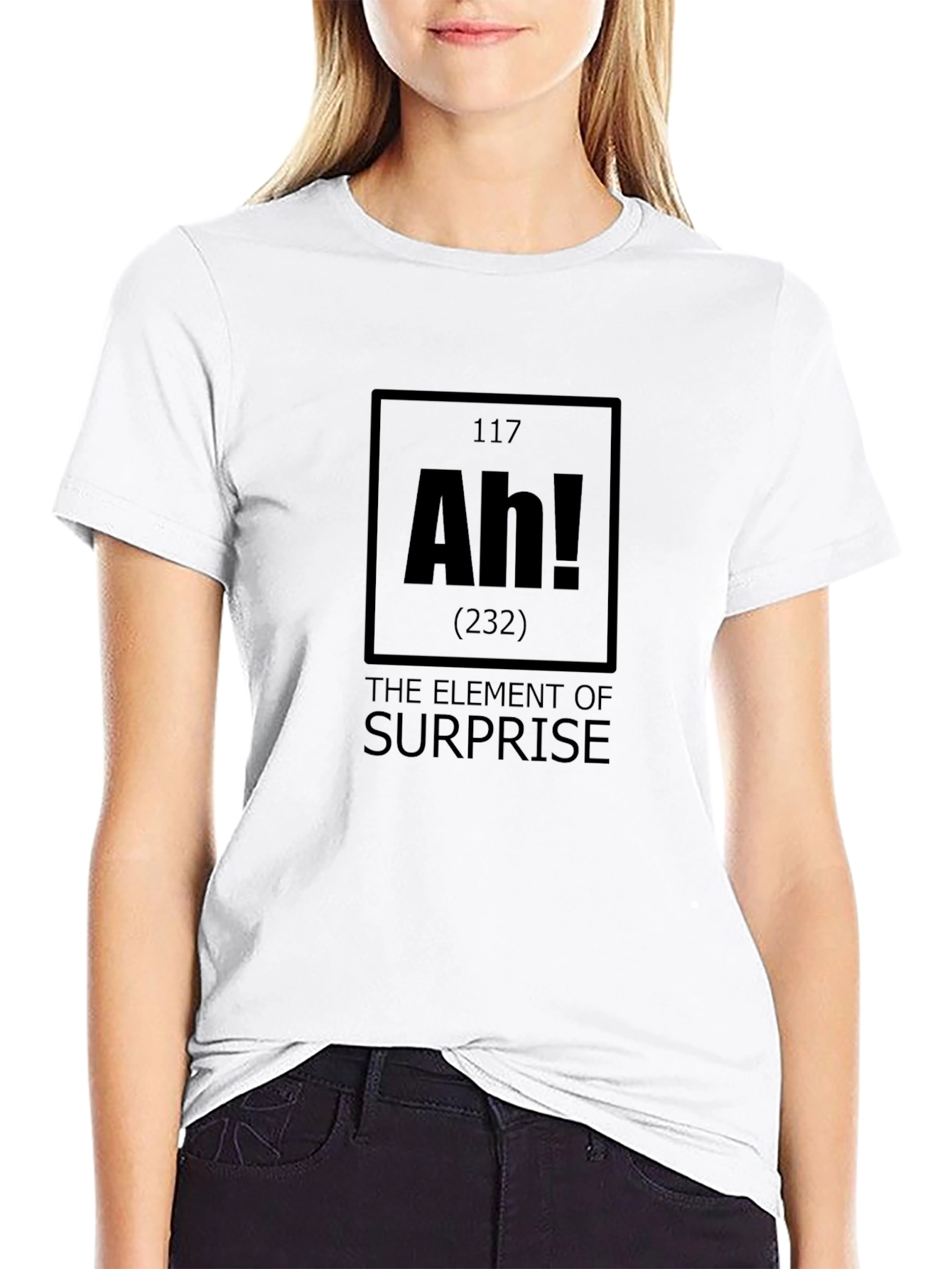 Ah! Element of Surprise Black T-Shirt