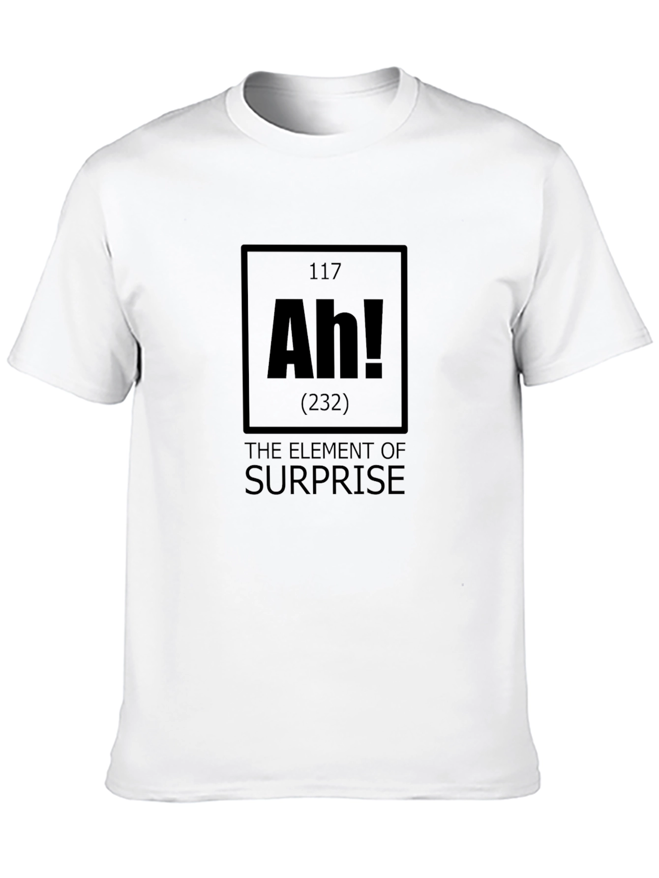 Ah! Element of Surprise Black T-Shirt