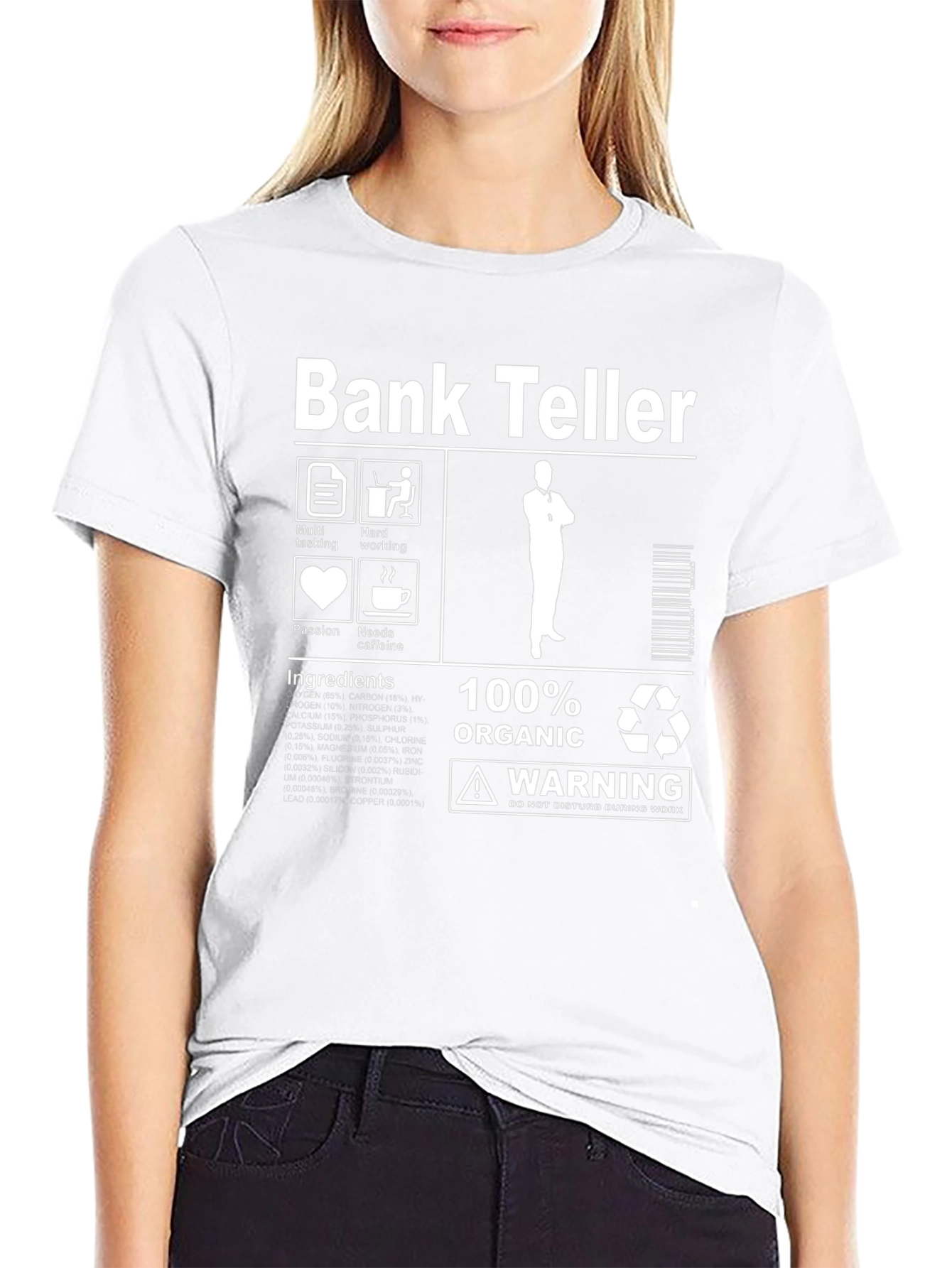 Bank Teller Organic Cotton Graphic Tee