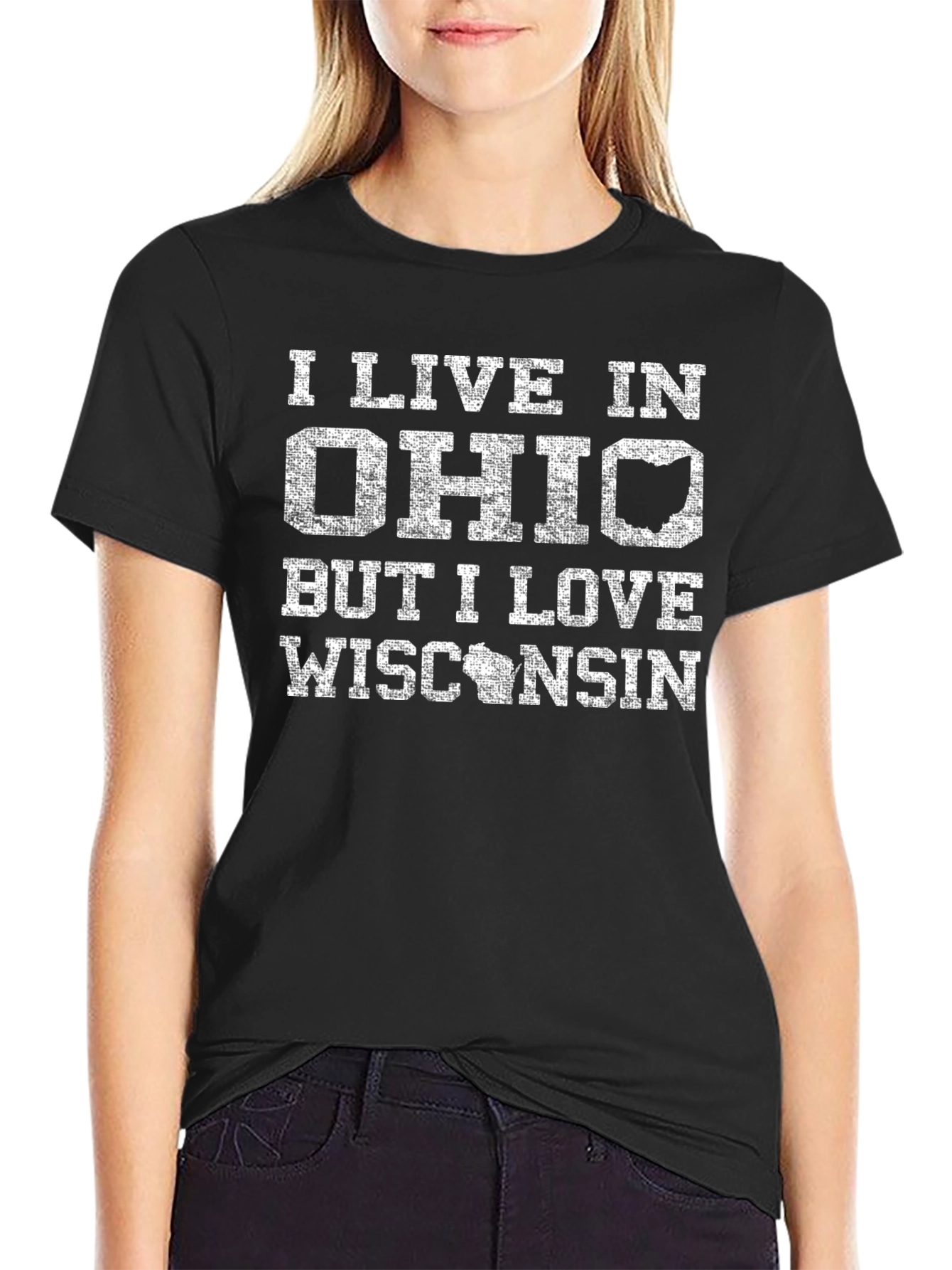 Ohio vs Wisconsin Novelty T-Shirt