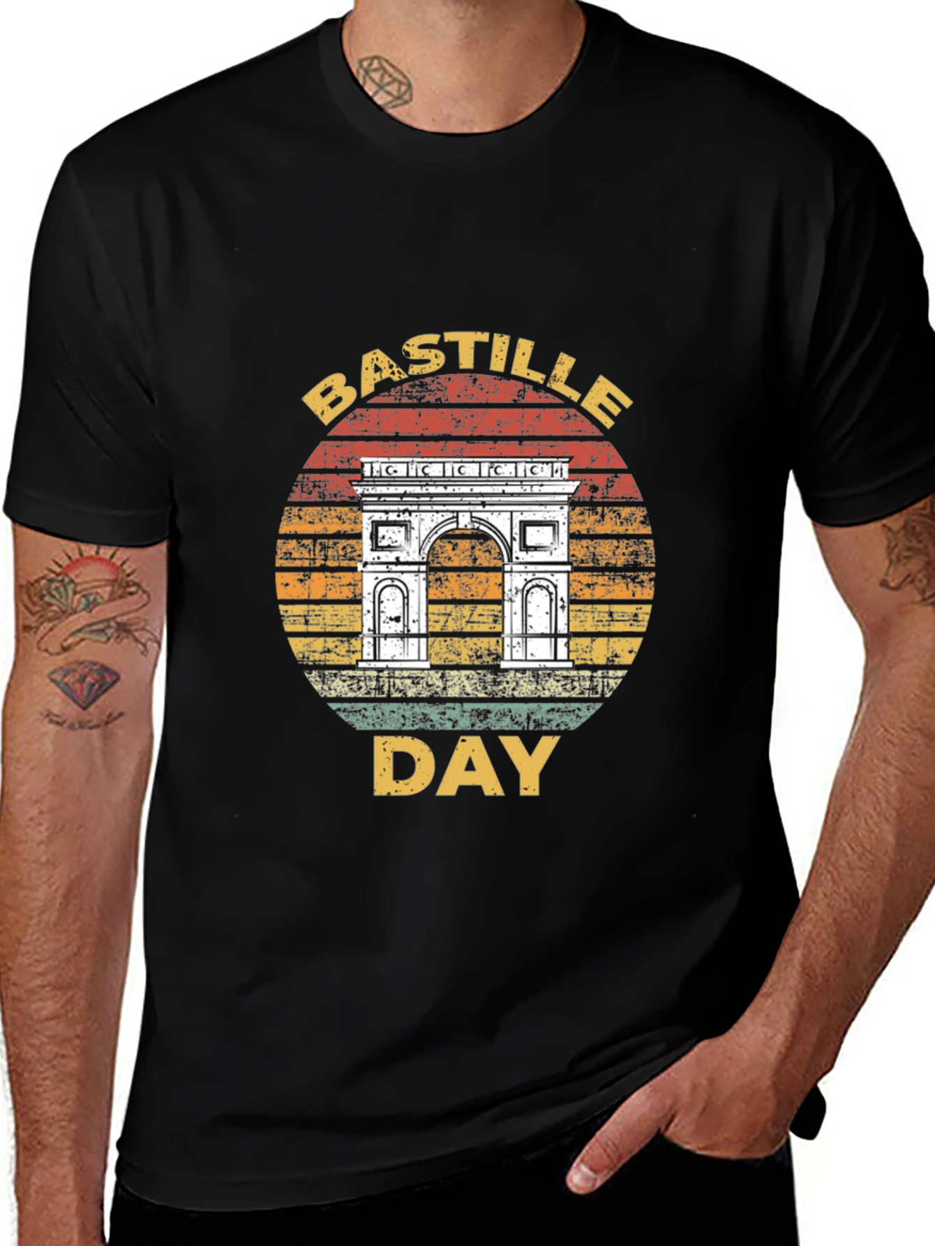 Bastille Day Graphic T-Shirt