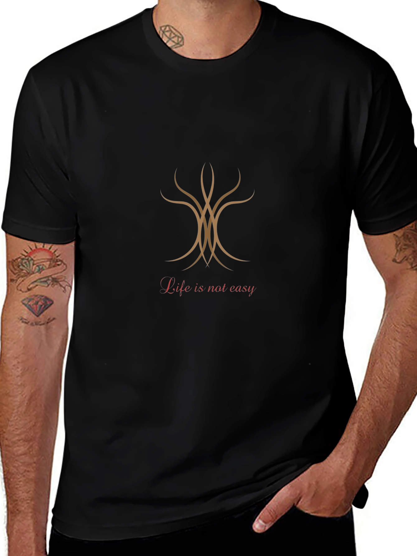 Life is Not Easy Graphic Tee