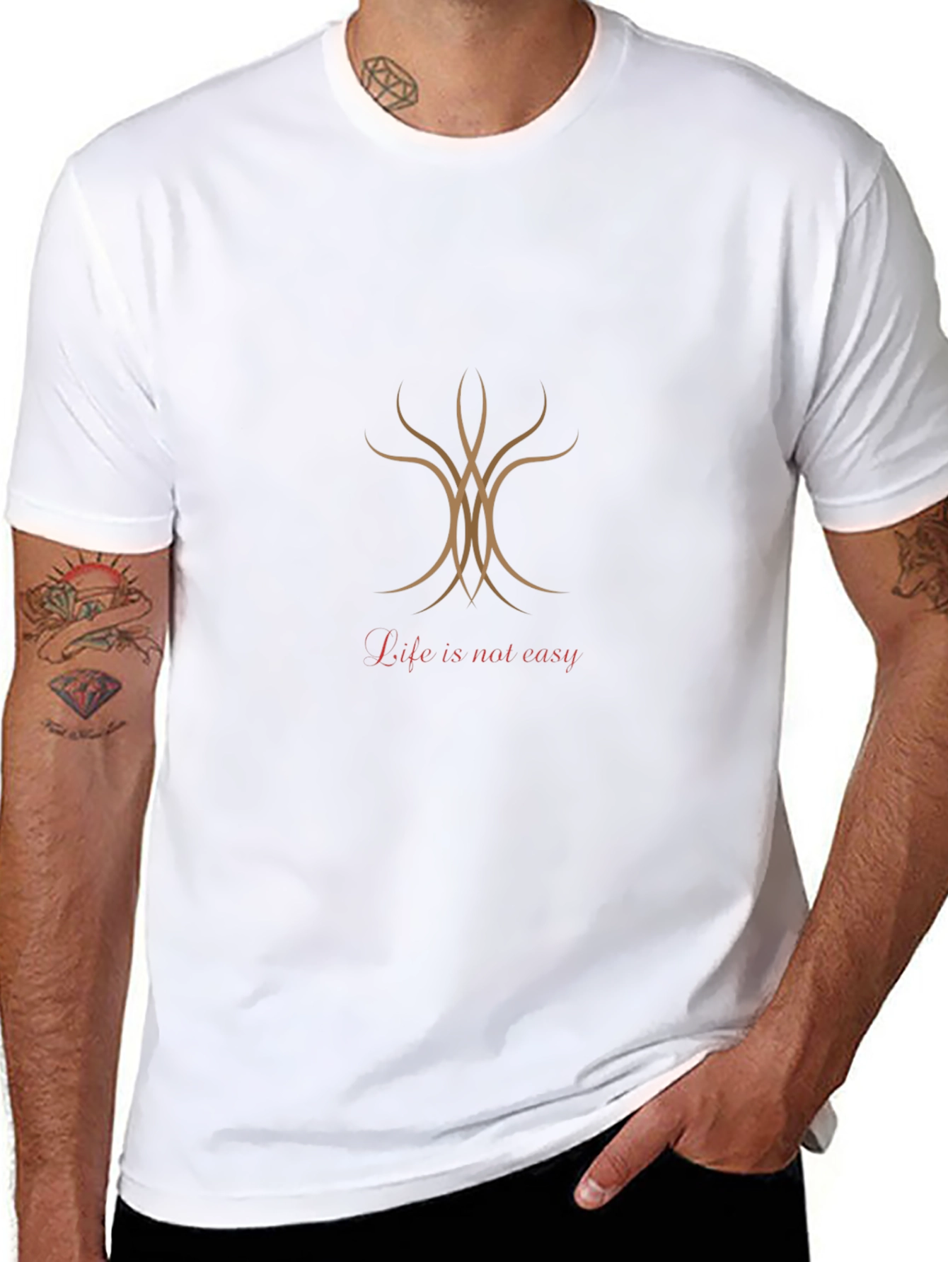 Life is Not Easy Graphic Tee
