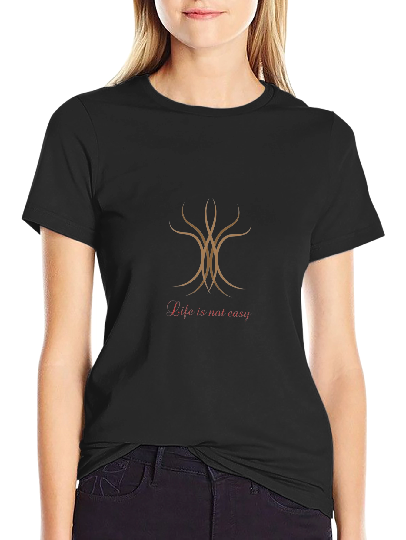 Life is Not Easy Graphic Tee
