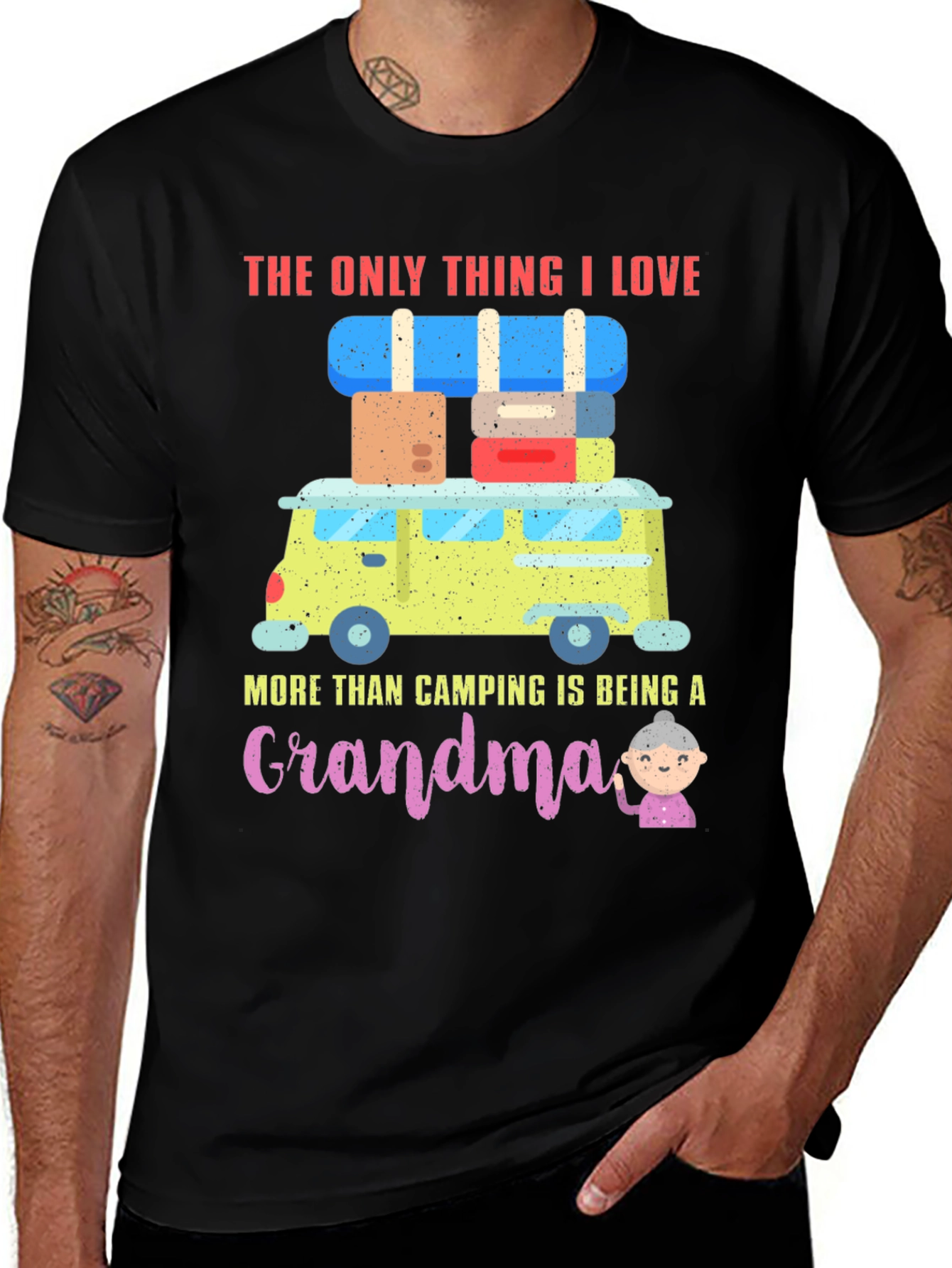 Camping Grandma T-Shirt
