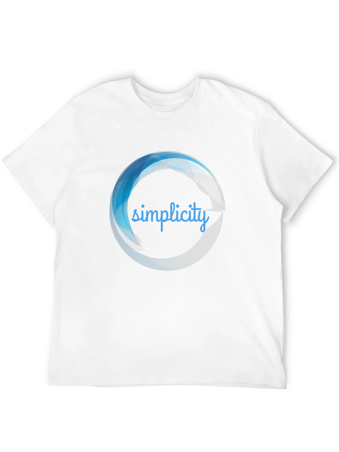 Simplicity Graphic Black T-Shirt for Men