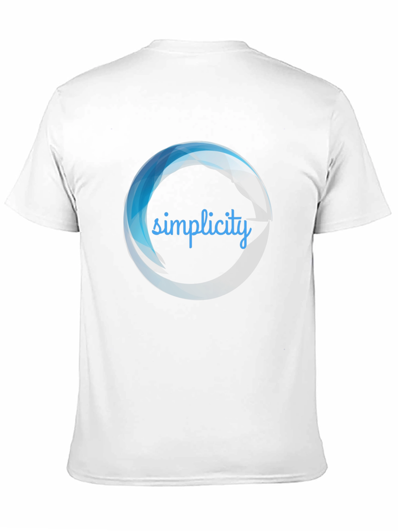 Simplicity Graphic Black T-Shirt for Men