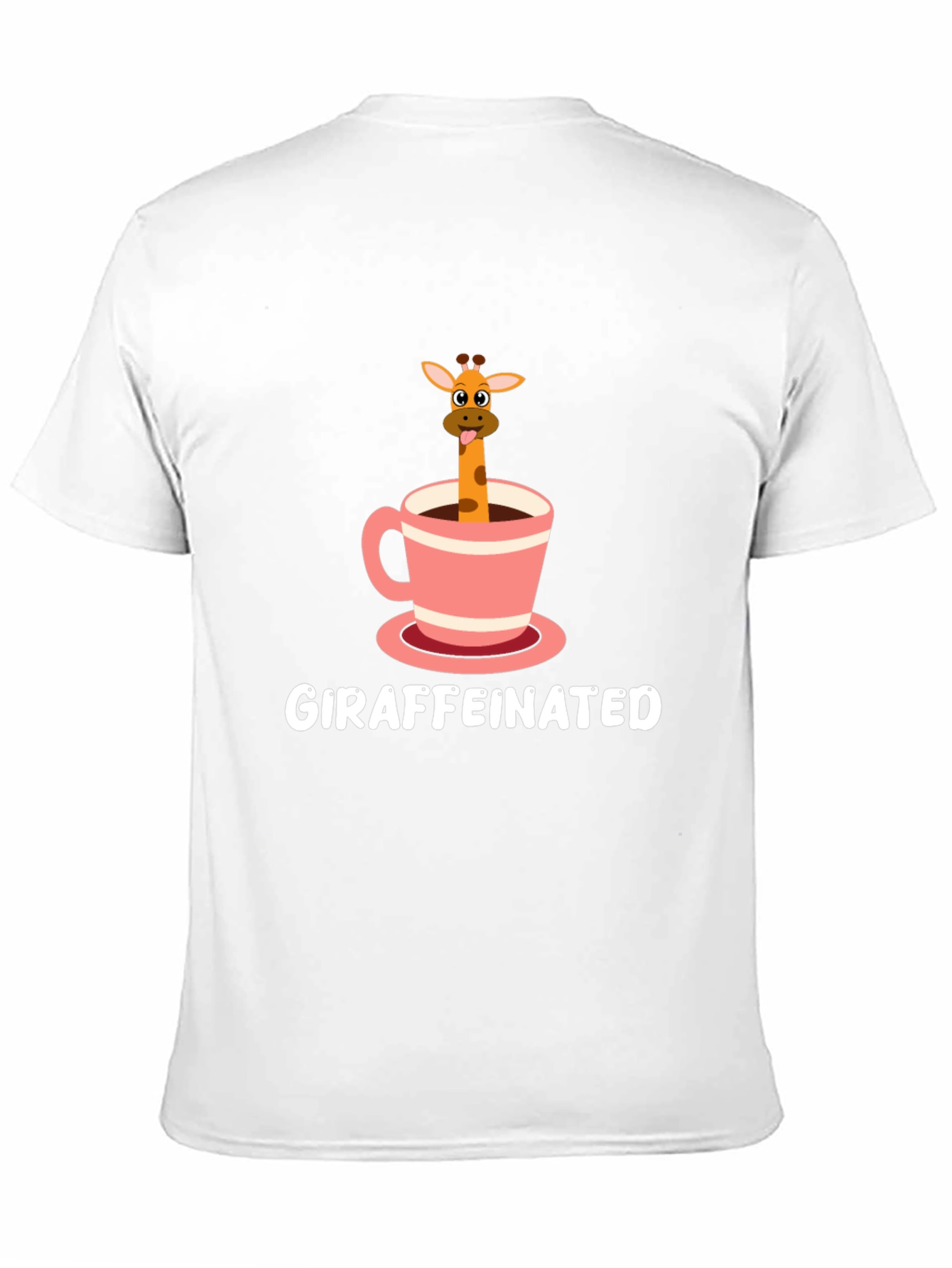 Giraffeinated T-Shirt - Cute Coffee Lover Tee