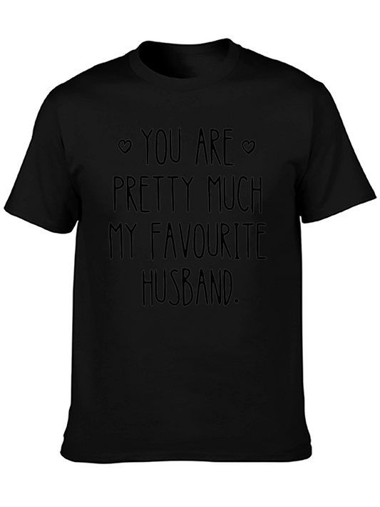 Favorite Husband Graphic Tee - Cute Anniversary Gift