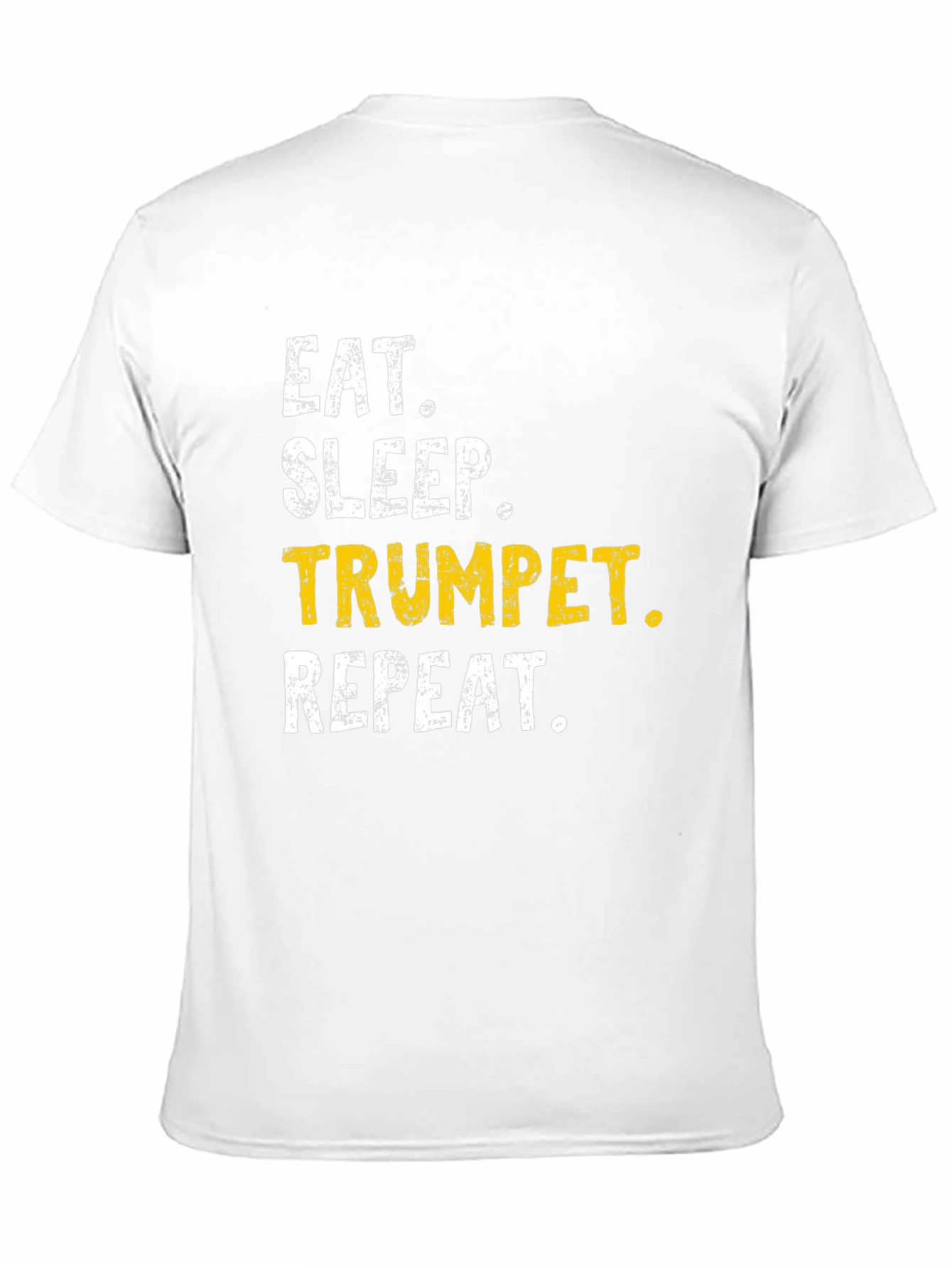 Eat Sleep Trumpet Repeat Black T-Shirt