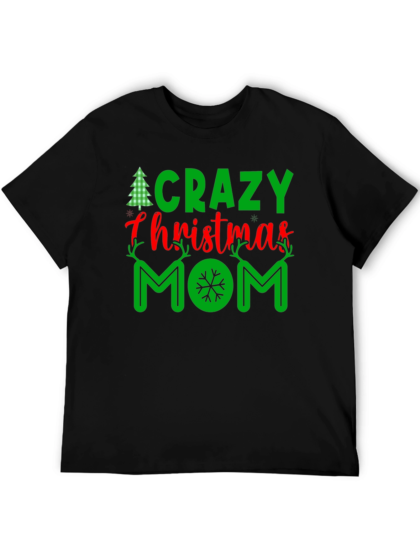 Crazy Christmas Mom T-Shirt Festive Holiday Tee