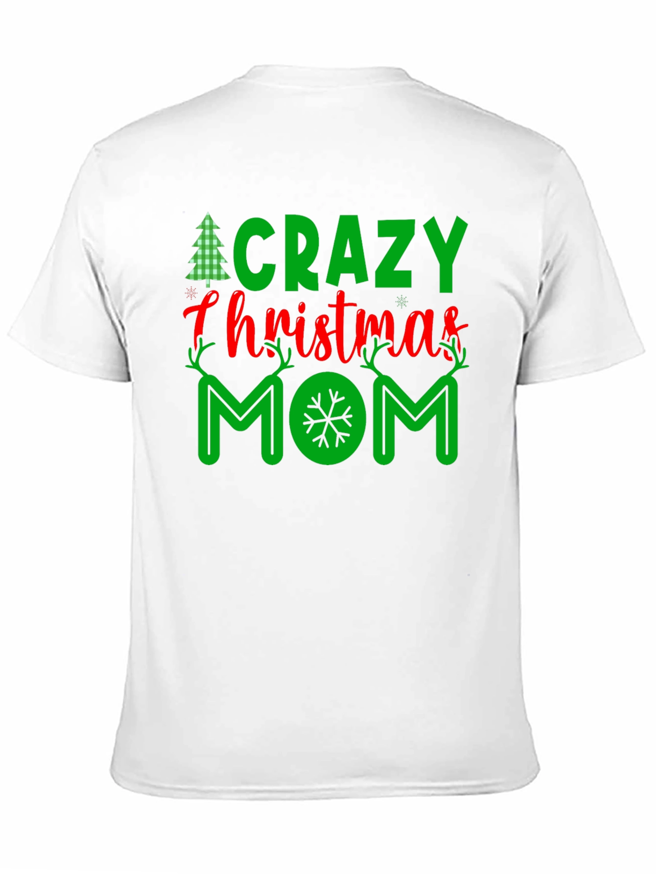 Crazy Christmas Mom T-Shirt Festive Holiday Tee