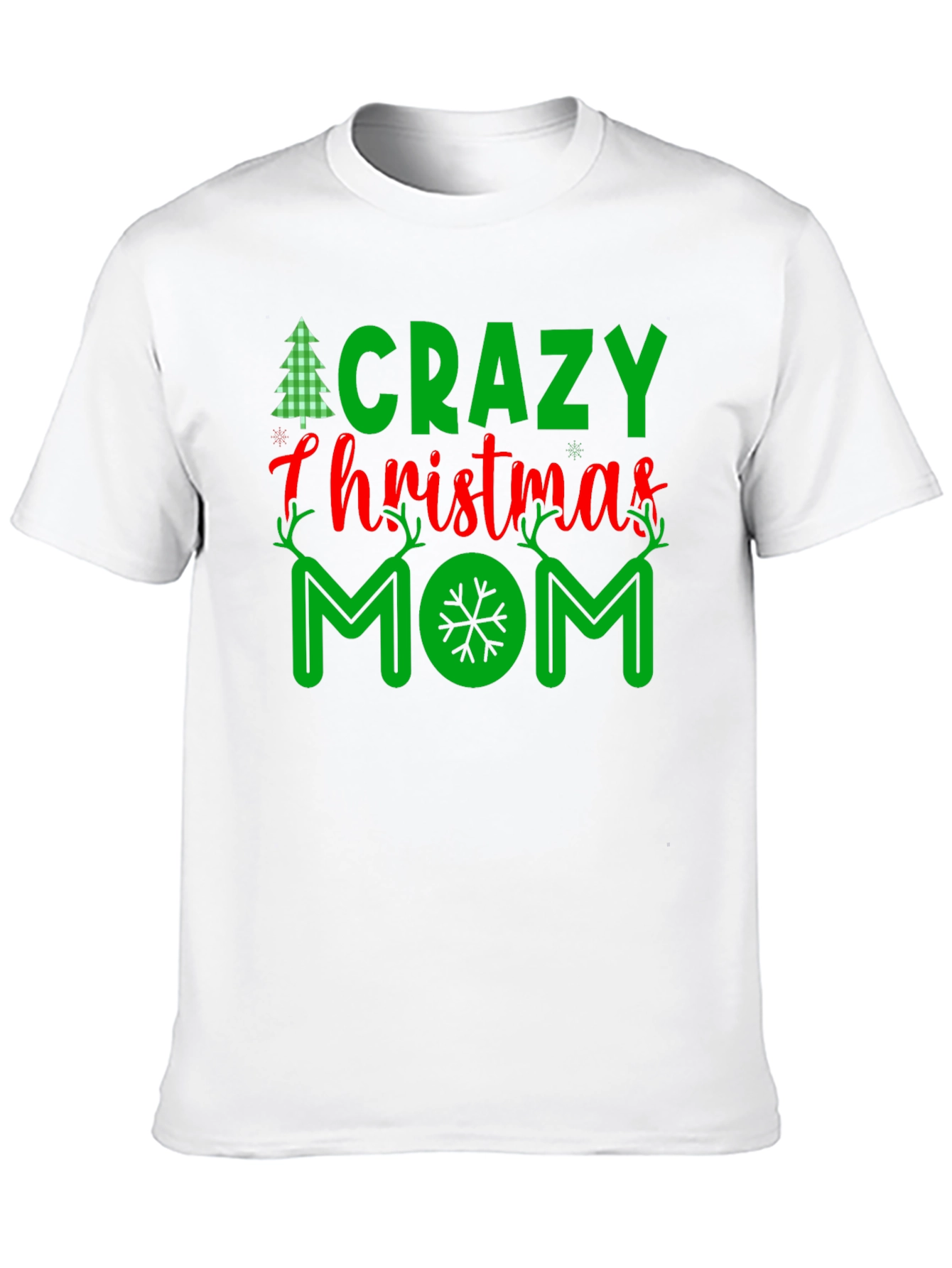 Crazy Christmas Mom T-Shirt Festive Holiday Tee