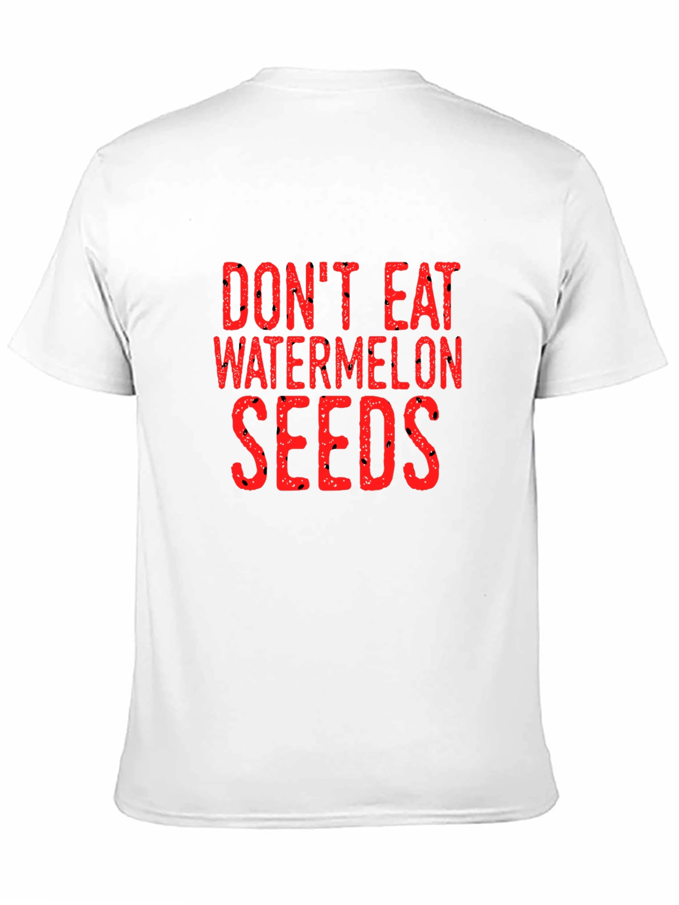 Dont Eat Watermelon Seeds Graphic Tee - Black