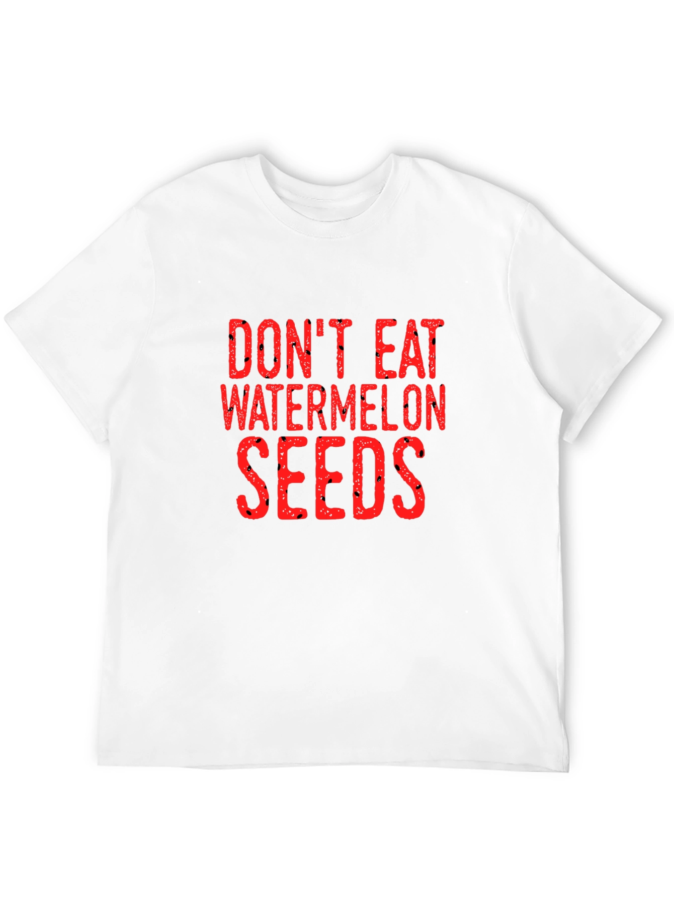 Dont Eat Watermelon Seeds Graphic Tee - Black