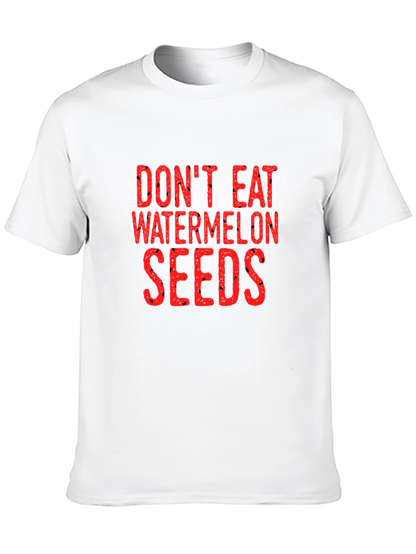 Dont Eat Watermelon Seeds Graphic Tee - Black