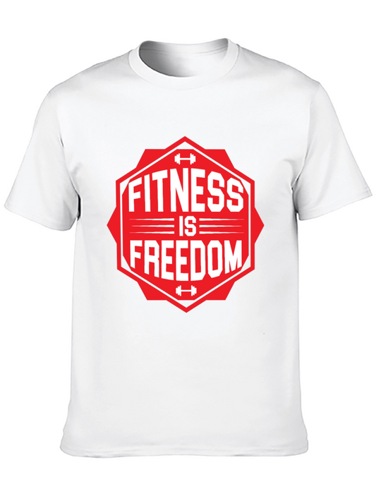 Fitness is Freedom Graphic T-Shirt