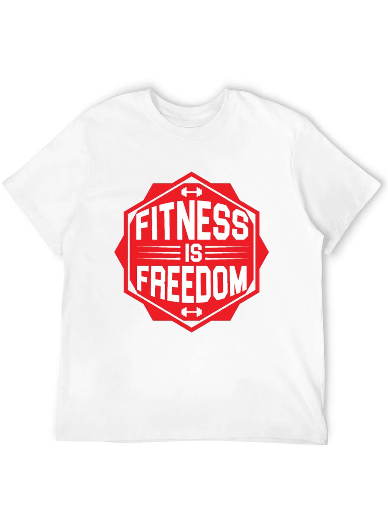 Fitness is Freedom Graphic T-Shirt