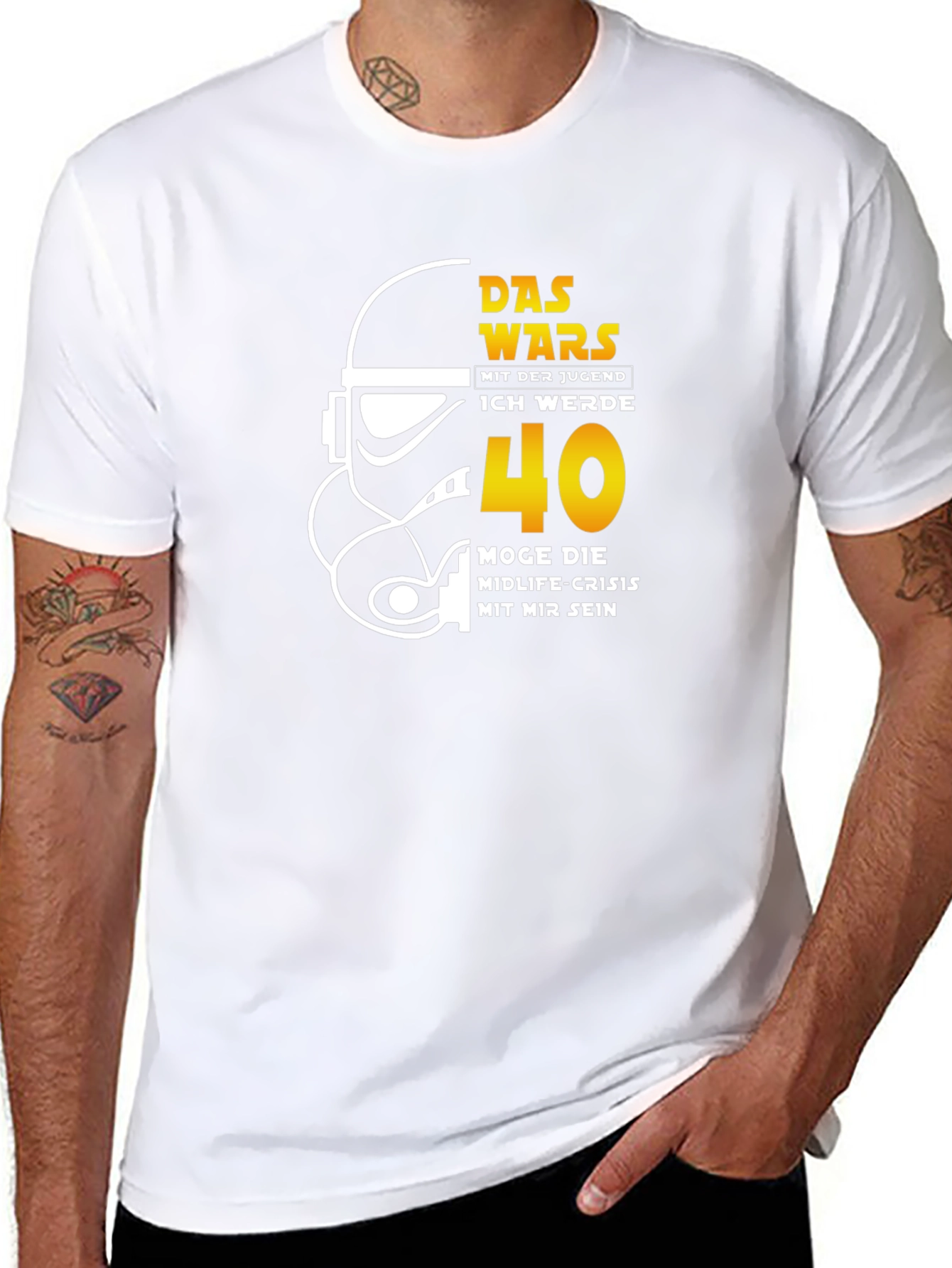 Star Wars 40th Birthday Black T-Shirt