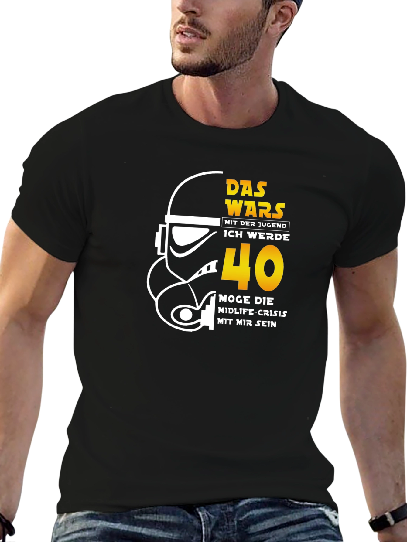 Star Wars 40th Birthday Black T-Shirt