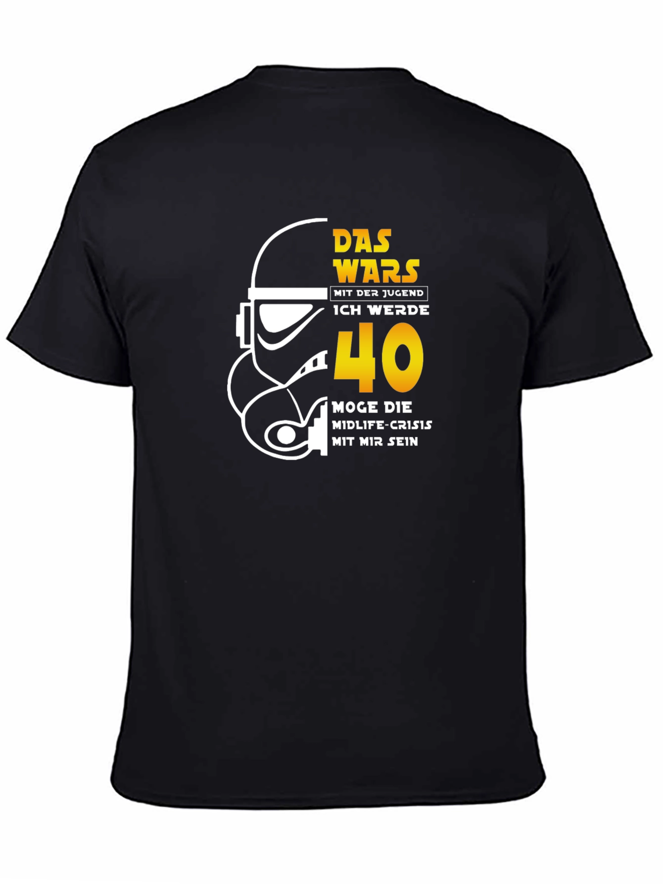 Star Wars 40th Birthday Black T-Shirt