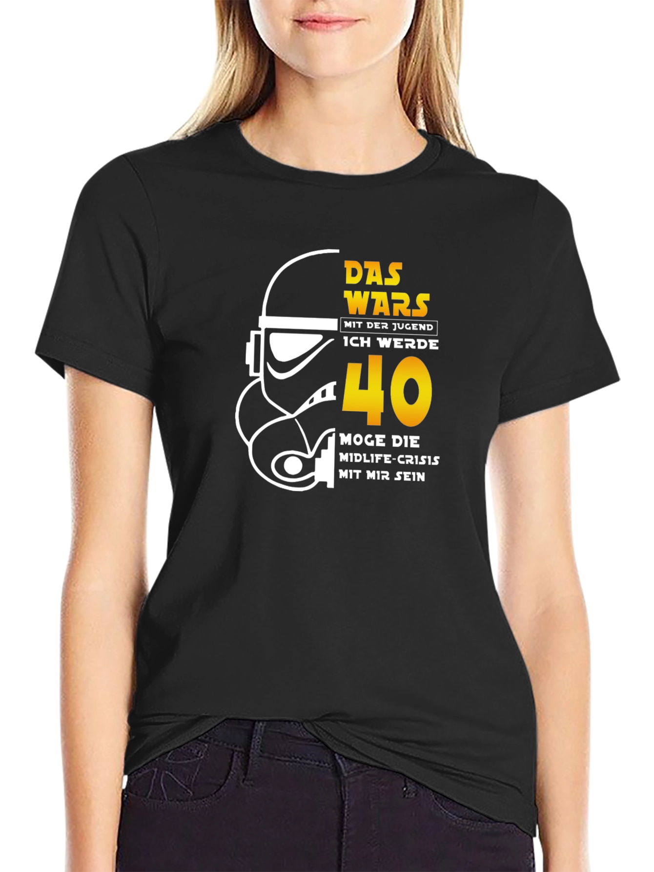 Star Wars 40th Birthday Black T-Shirt