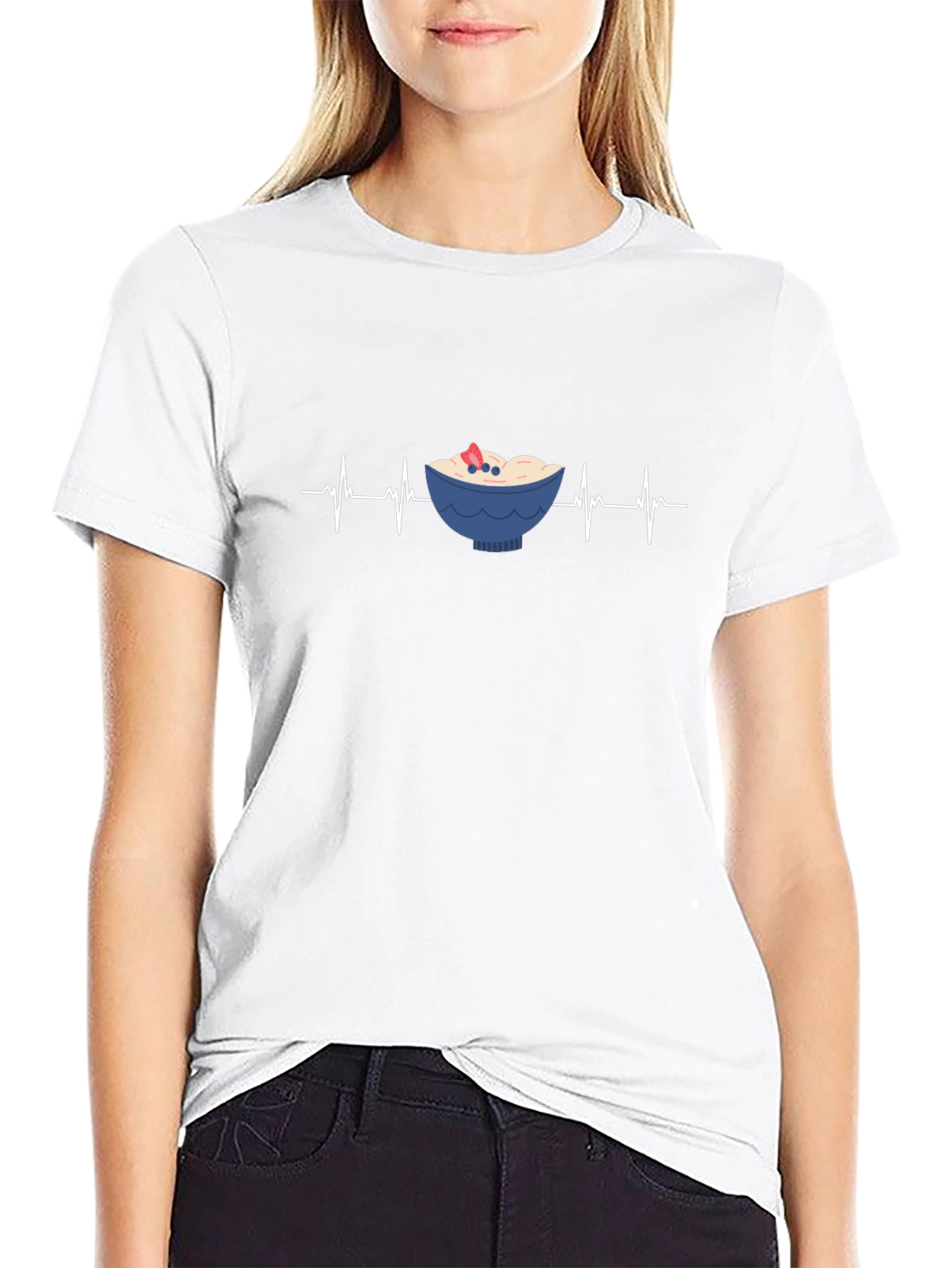 Oatmeal Heartbeat T-Shirt - Cute & Comfy
