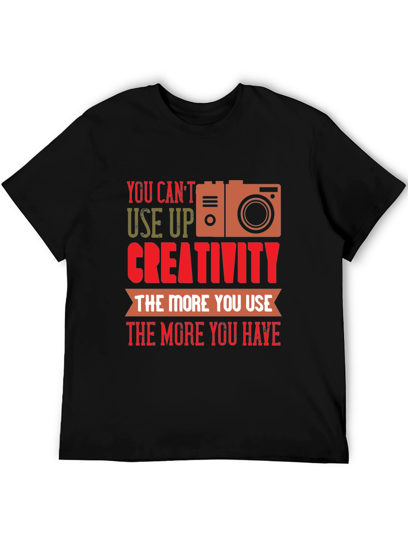 Creativity Camera Graphic T-Shirt