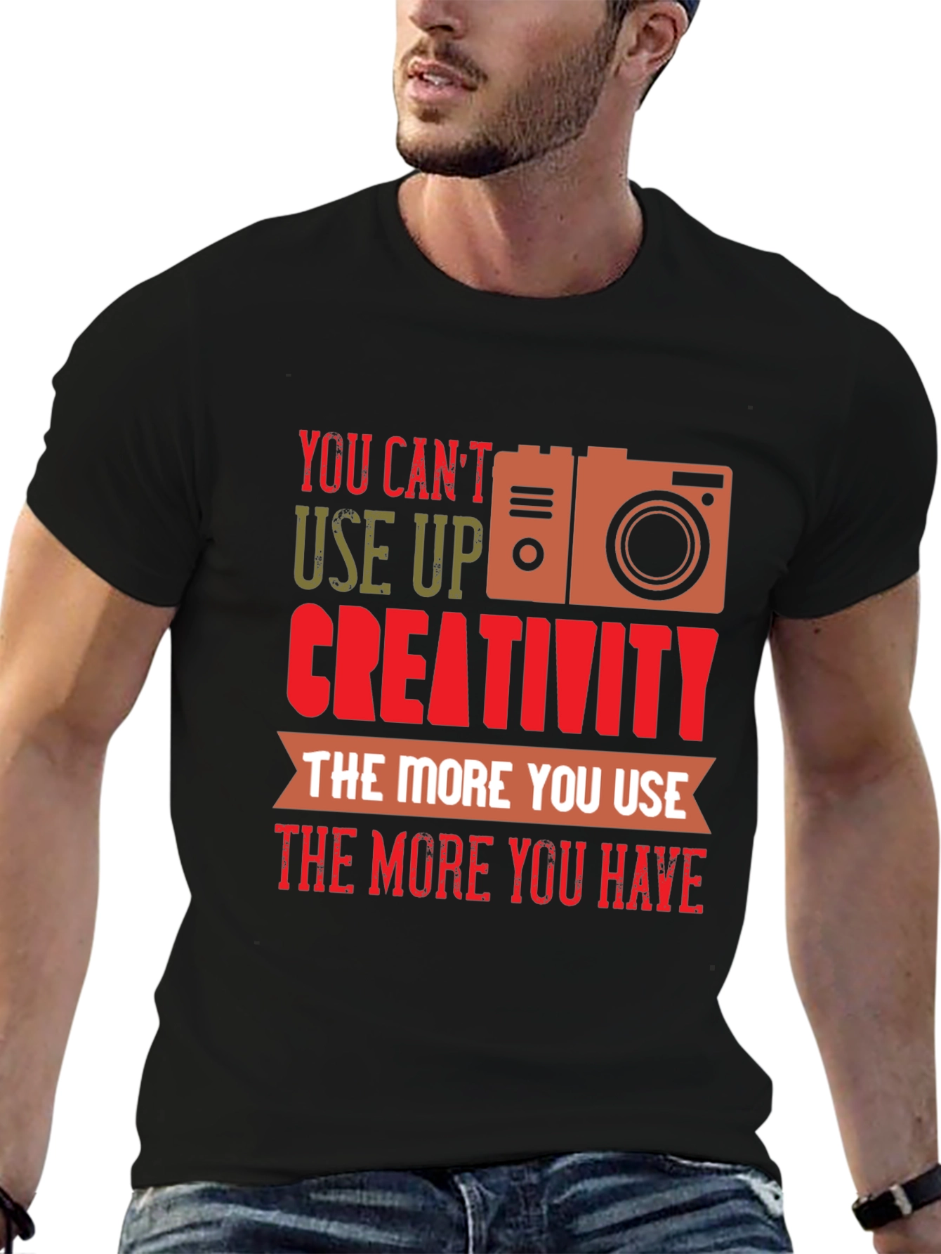 Creativity Camera Graphic T-Shirt
