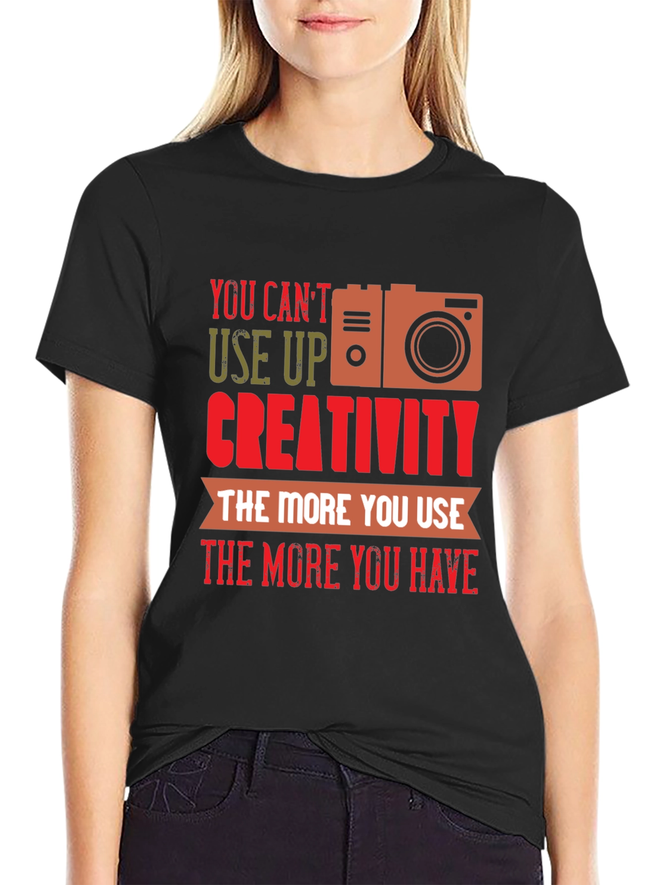 Creativity Camera Graphic T-Shirt