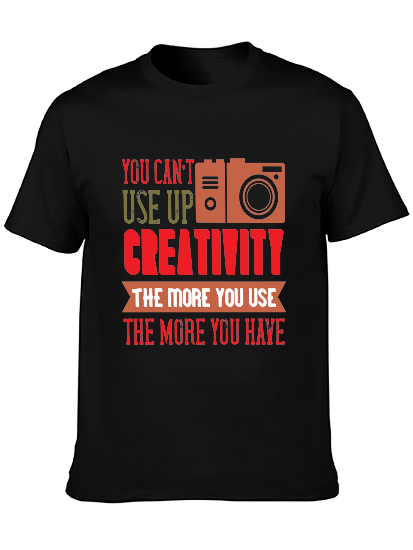Creativity Camera Graphic T-Shirt